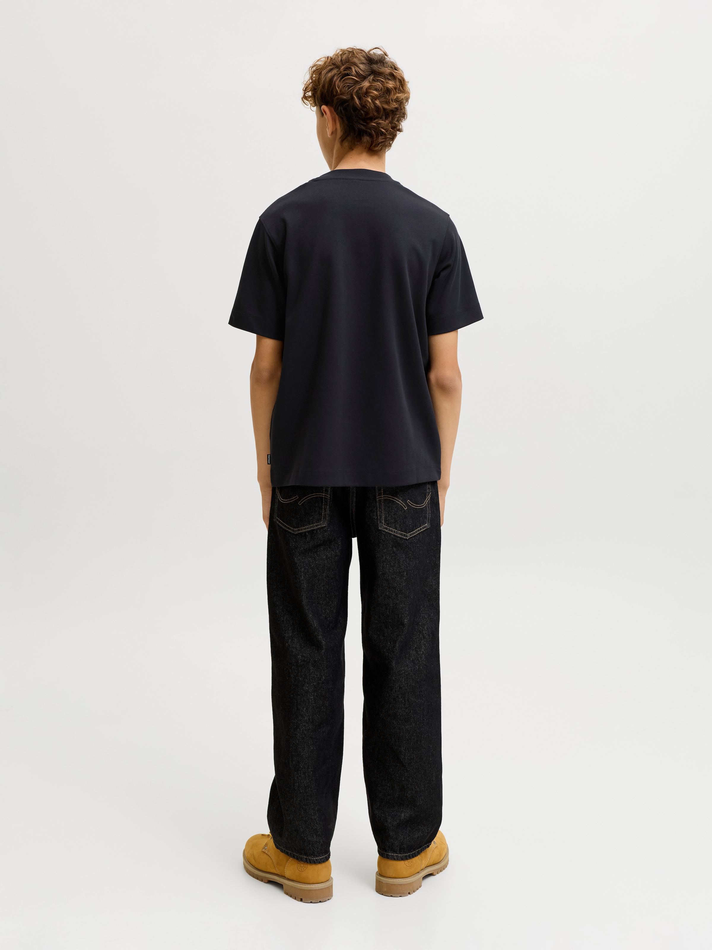 Jack & Jones Junior Rundhalsshirt »JJEBARRON TEE SS O-NECK NOOS JNR« Baumwollmischung, relaxed fit