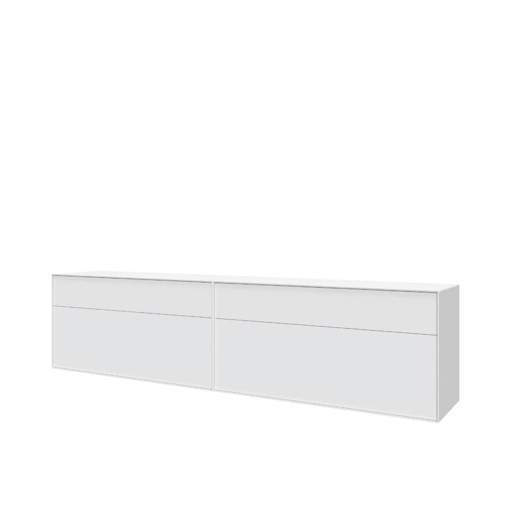 LeGer Home by Lena Gercke Lowboard »Essentials, TV-Board, TV-Kommode, TV-Schrank,  TV-Möbel« 2 Stk. tlg. Breite: 222 cm, UV lackiert, Push-to-open-Funktion
