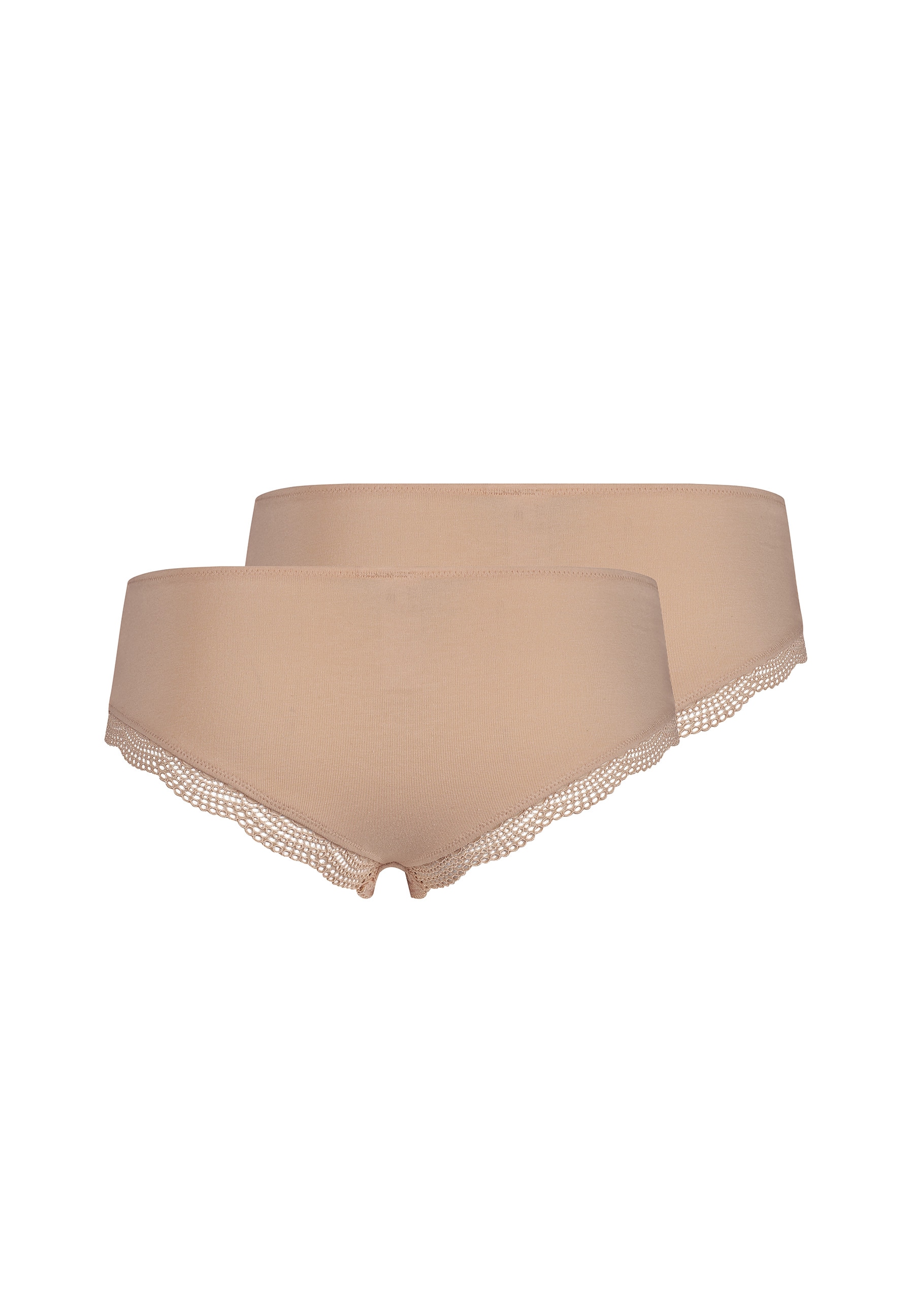Skiny Panty »Classicotton«, (2er Pack), feminin, bequem, elastisch, mit Spitze, mit Stretch, Baumwollmix