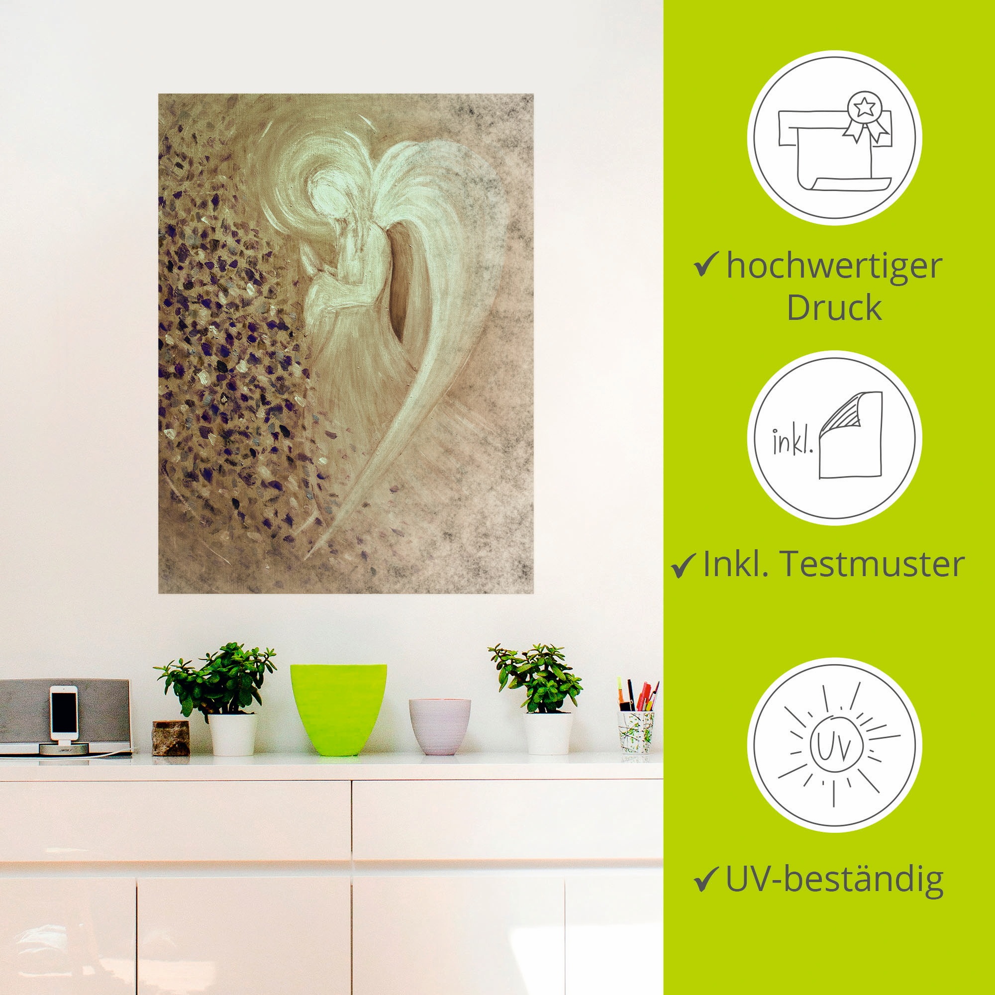 Artland Wandbild »Engel I«, Religion, (1 St.), als Leinwandbild, Poster, Wandaufkleber in verschied. Größen