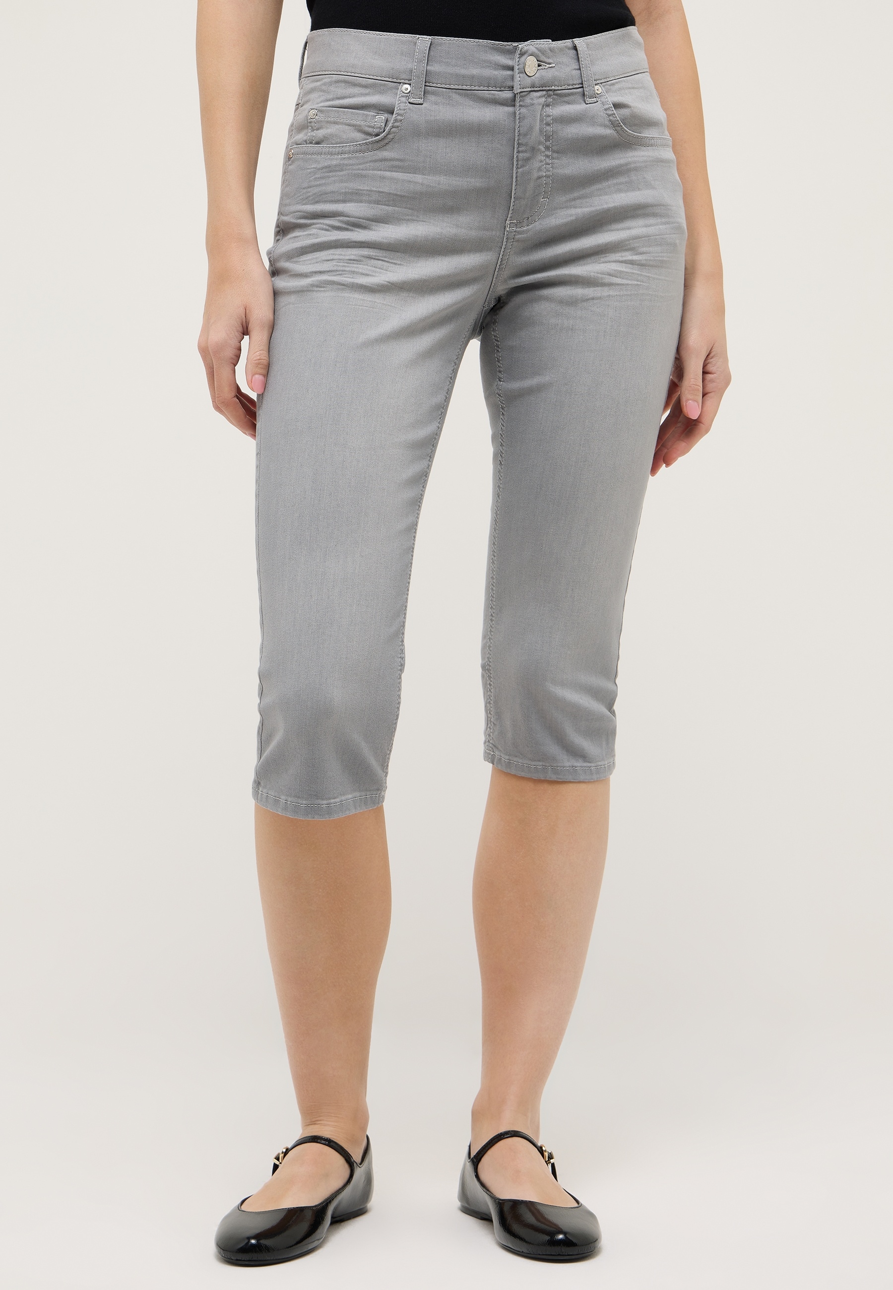 ANGELS 5-Pocket-Jeans »ANACAPRI« in Capri-Länge, Slim Fit mit Stretch