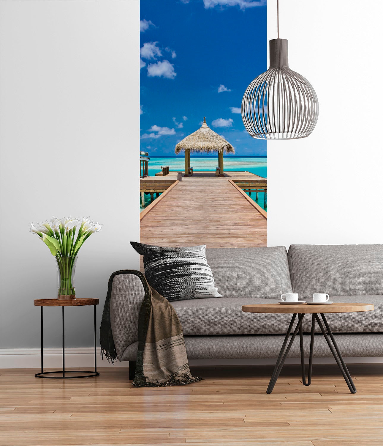 Komar Fototapete »Vlies Fototapete - Beach Resort - Größe 100 x 280 cm«, bedruckt