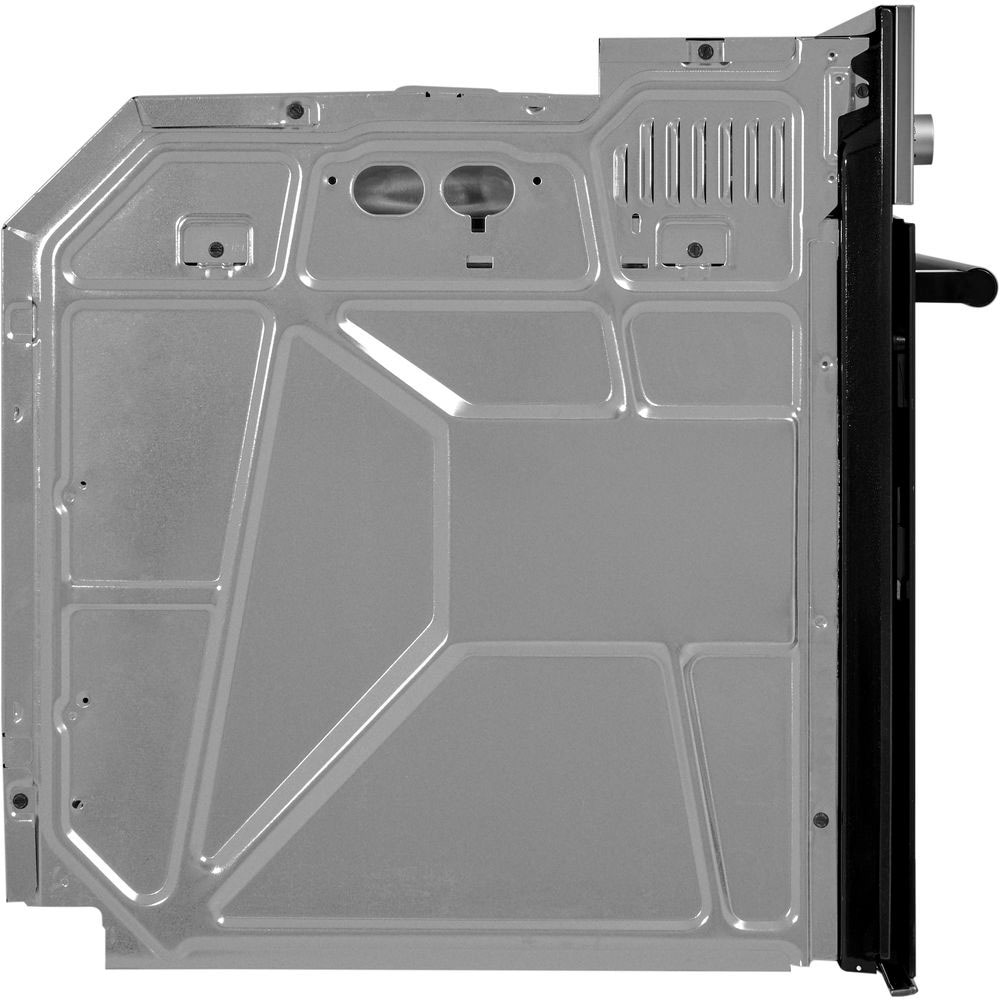 BAUKNECHT Elektro-Herd-Set »HIR4 EP8V2 PT«, mit 2-fach-Teleskopauszug, Pyrolyse-Selbstreinigung, (Set), Hydrolyse, Umluft, 2-fach-Teleskopauszug