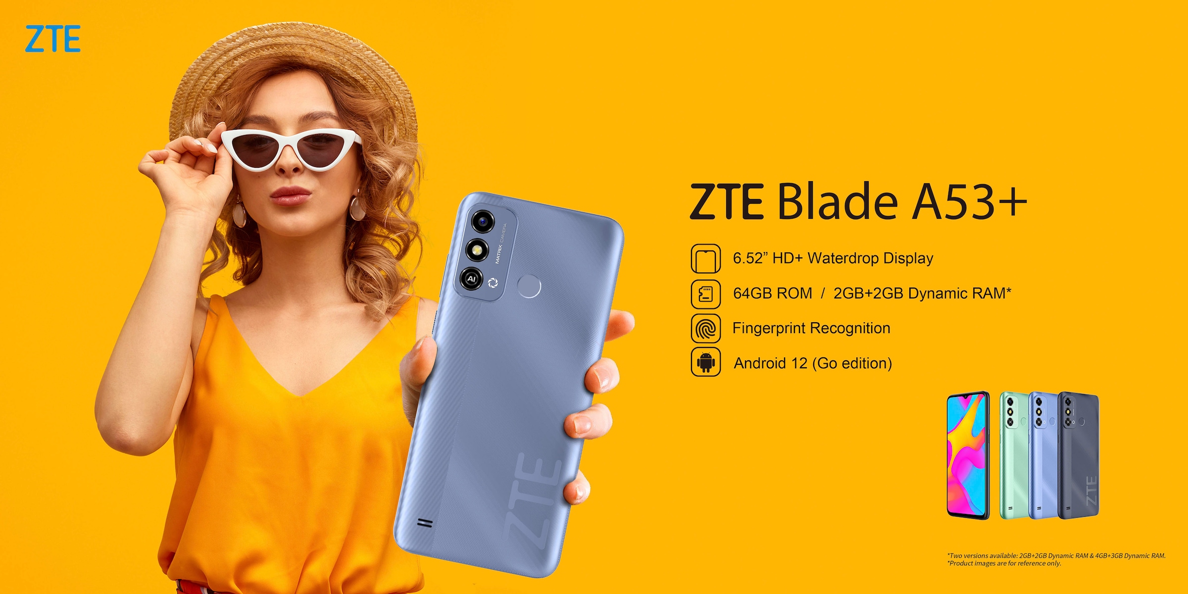 ZTE Smartphone »Blade im Zoll, 64 Online Speicherplatz, A53+«, blau, jetzt cm/6,52 16,56 OTTO 13 Kamera GB Shop MP