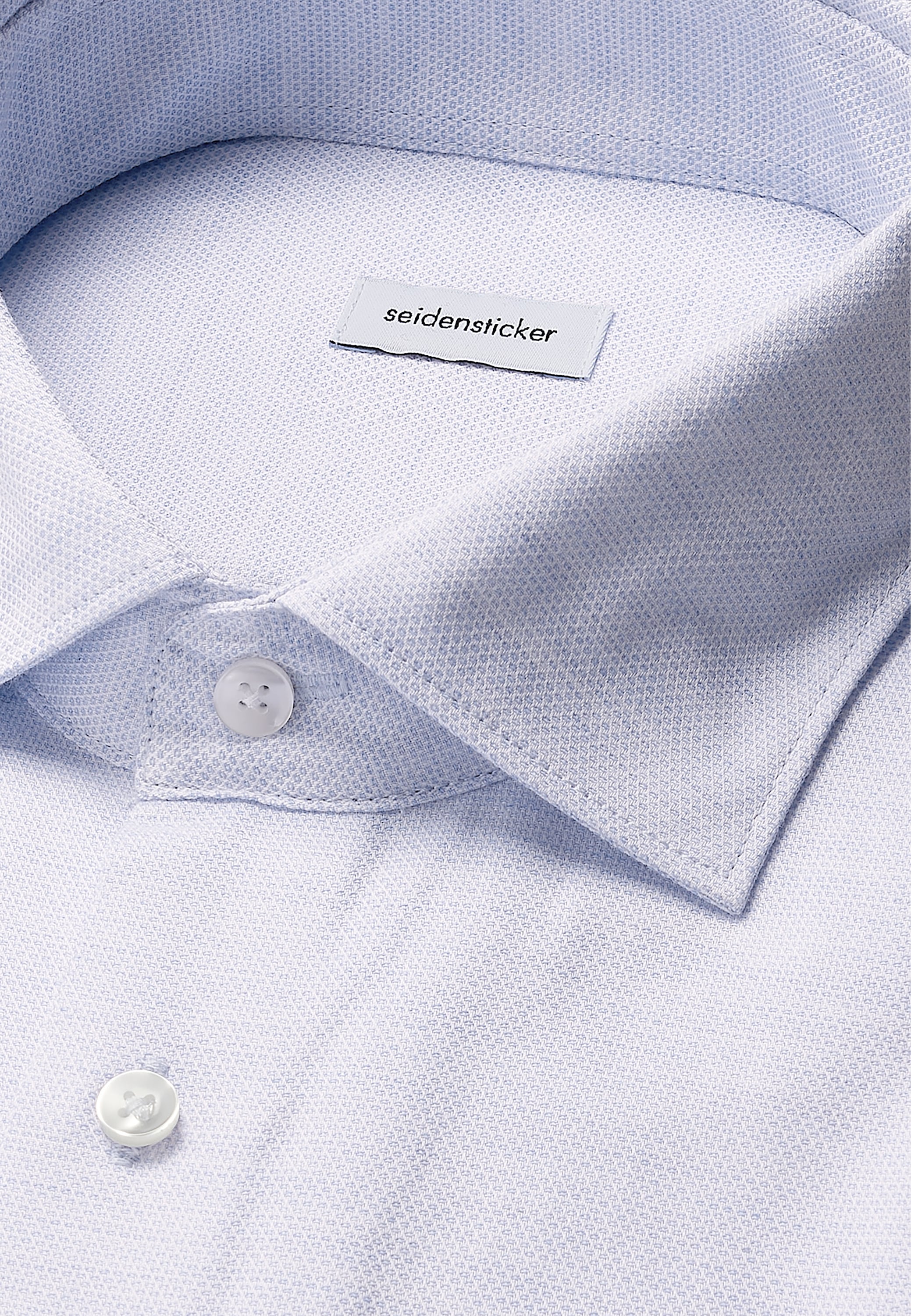 seidensticker Flanellhemd »Schwarze Rose« Regular 1/1 Kentkragen Struktur