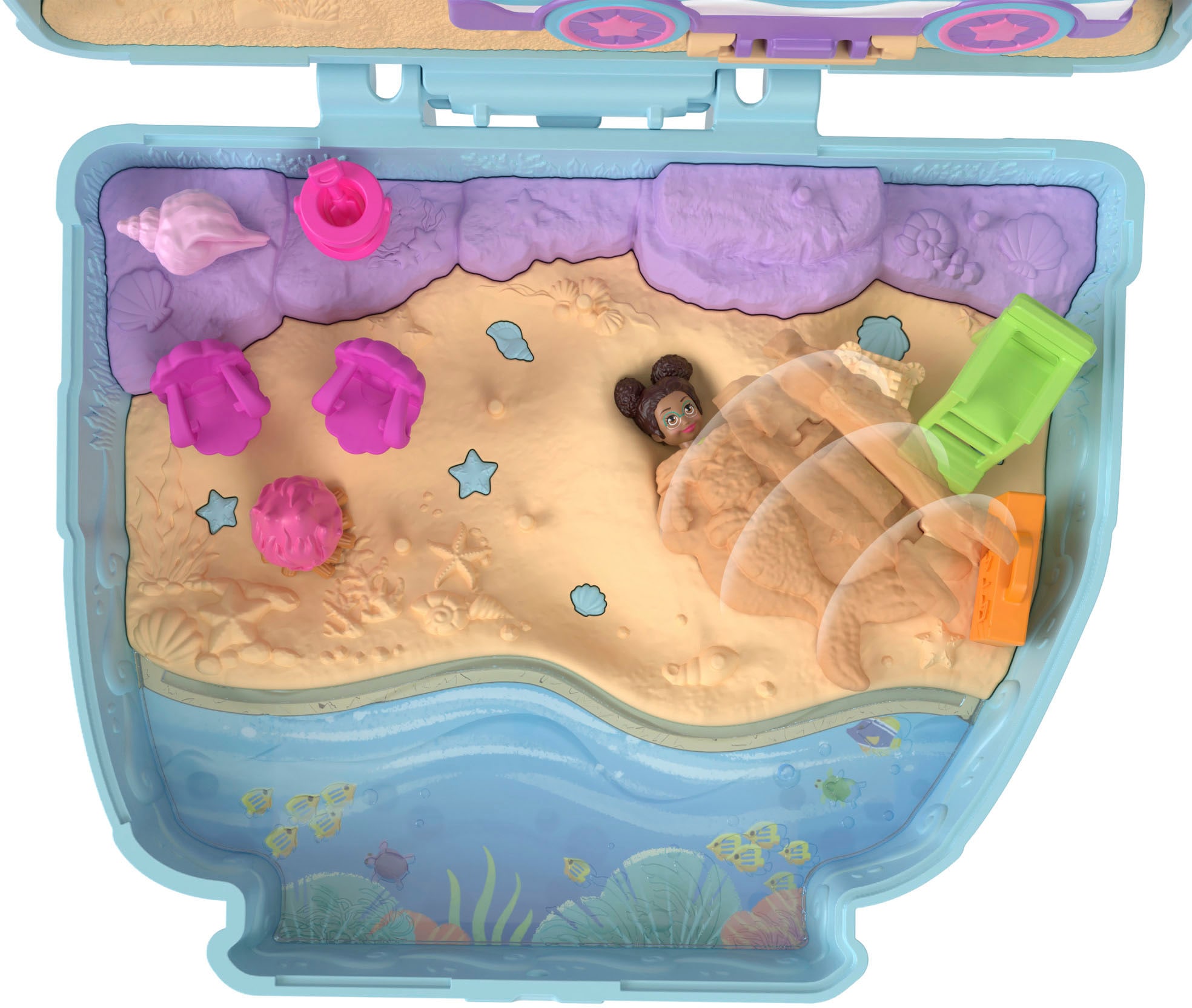 Polly Pocket Spielwelt »Urlaub am Hundestrand«