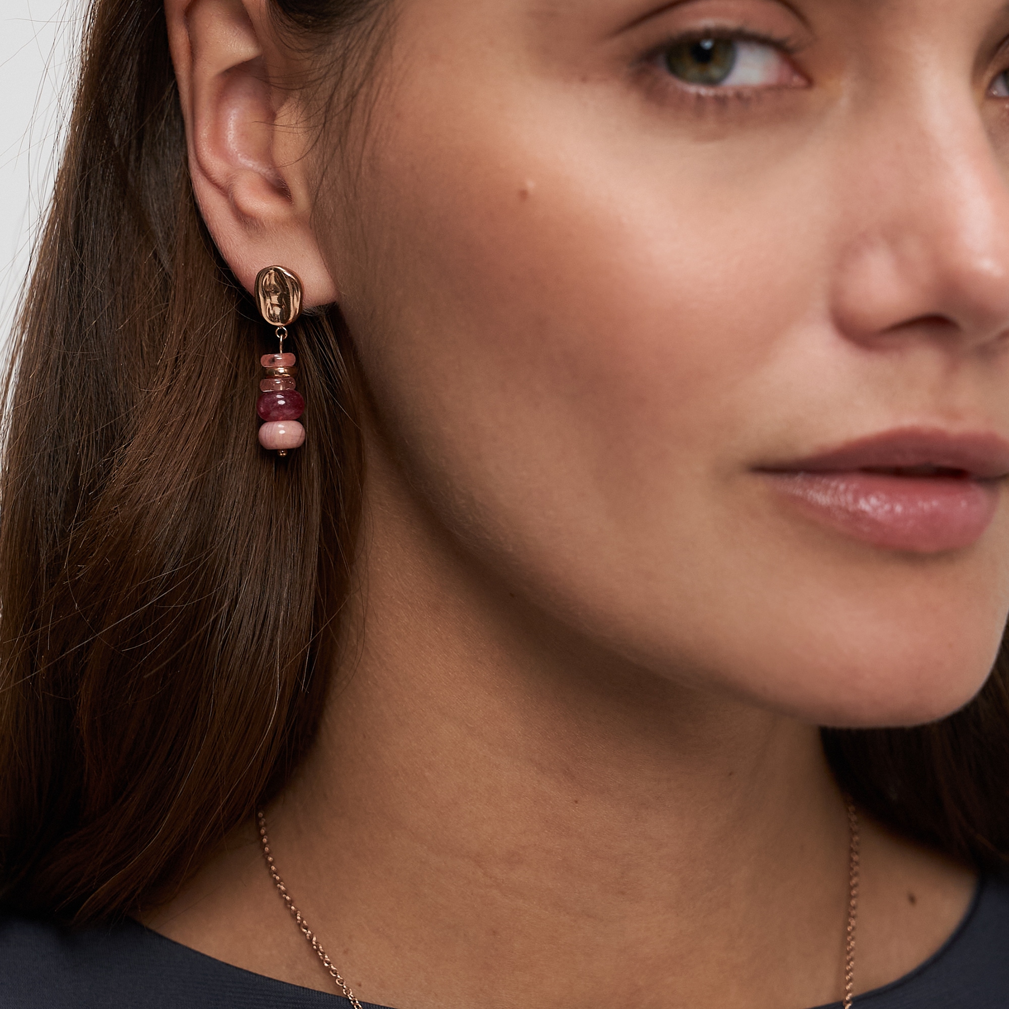 Tamaris Paar Ohrhänger »Natural Stones« mit Naturstein
