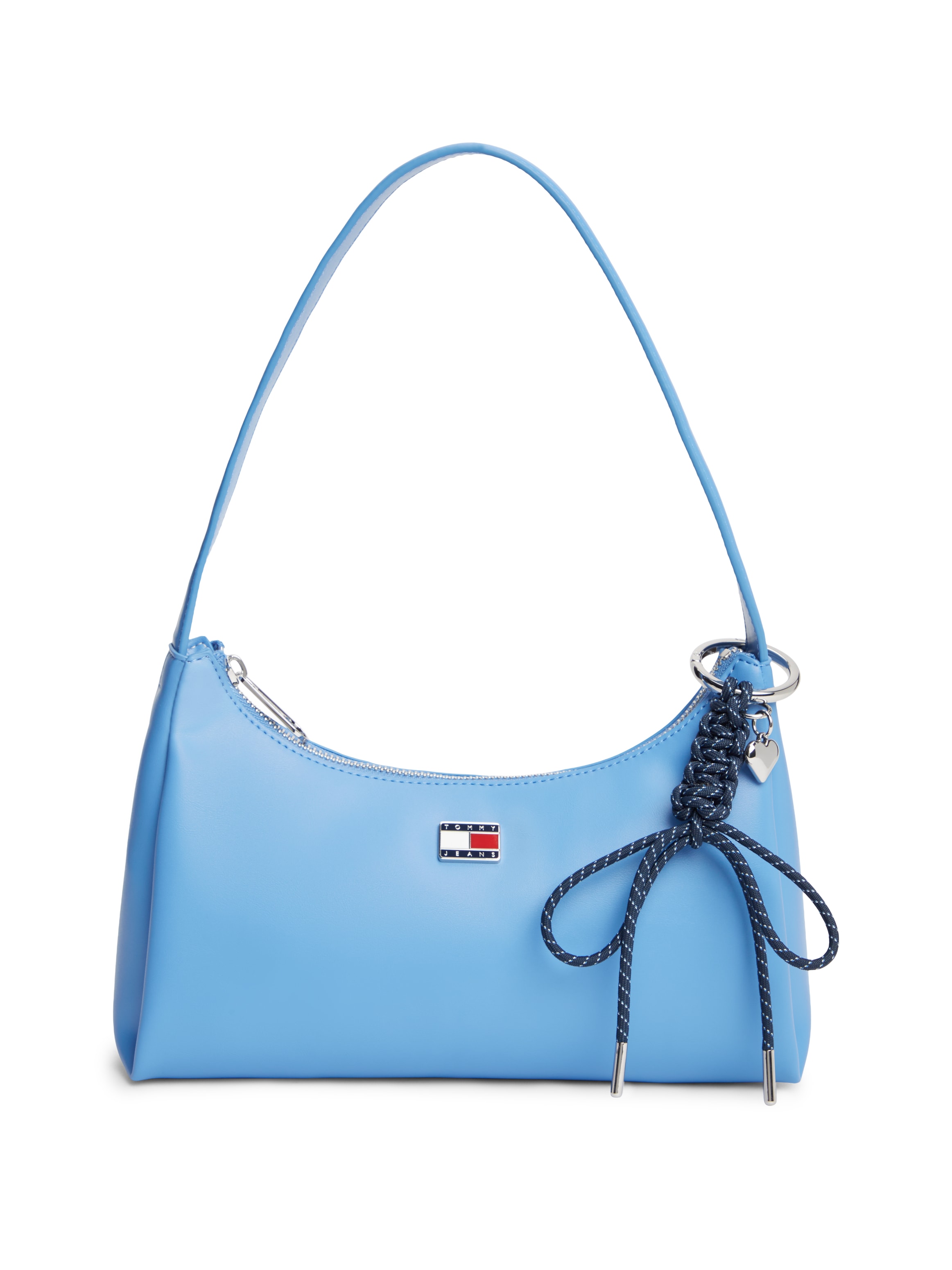 Tommy Jeans Schultertasche »TJW CITY CHARM SHOULDER BAG« Damen Schultertasche, Henkeltasche mit farbigem Schmuckelement
