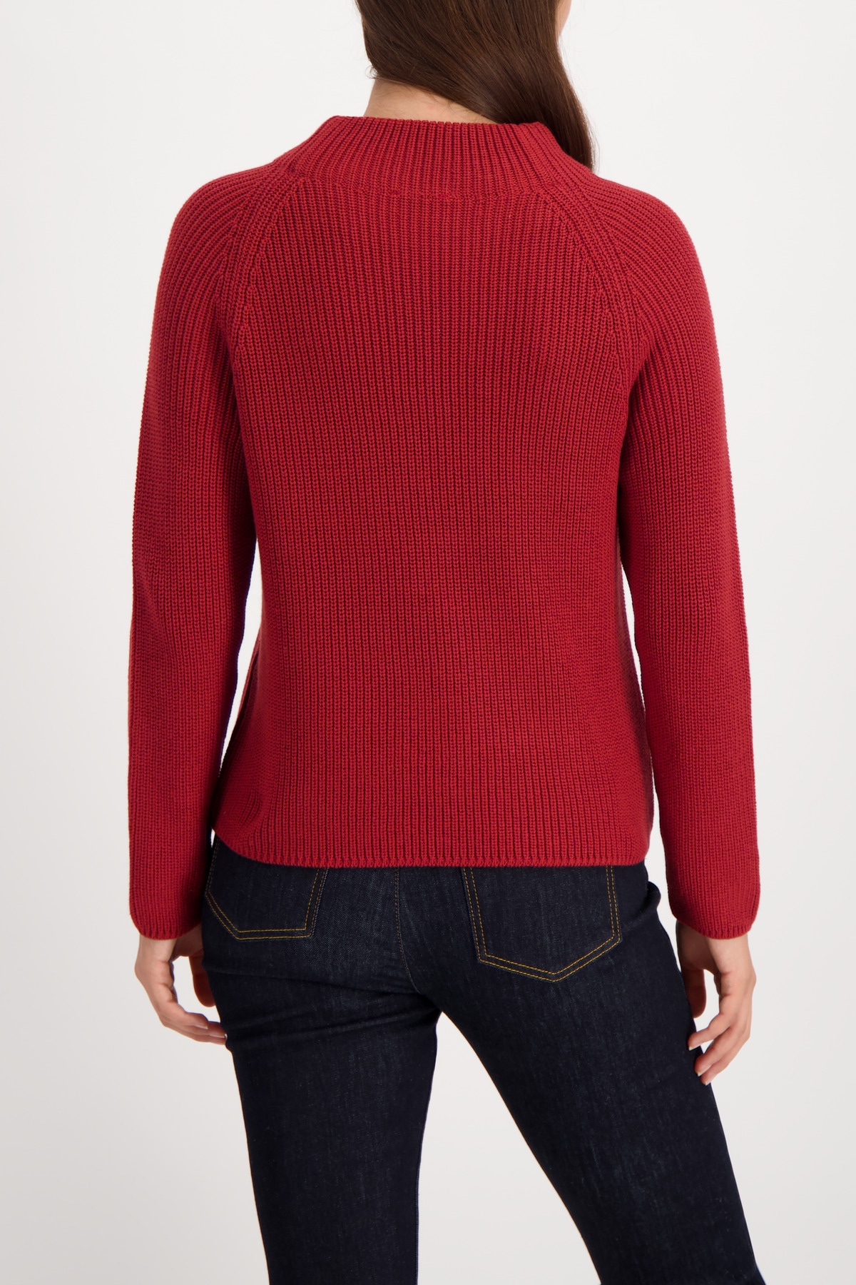 Monari Strickpullover Regular fit mit Rundhalsausschnitt