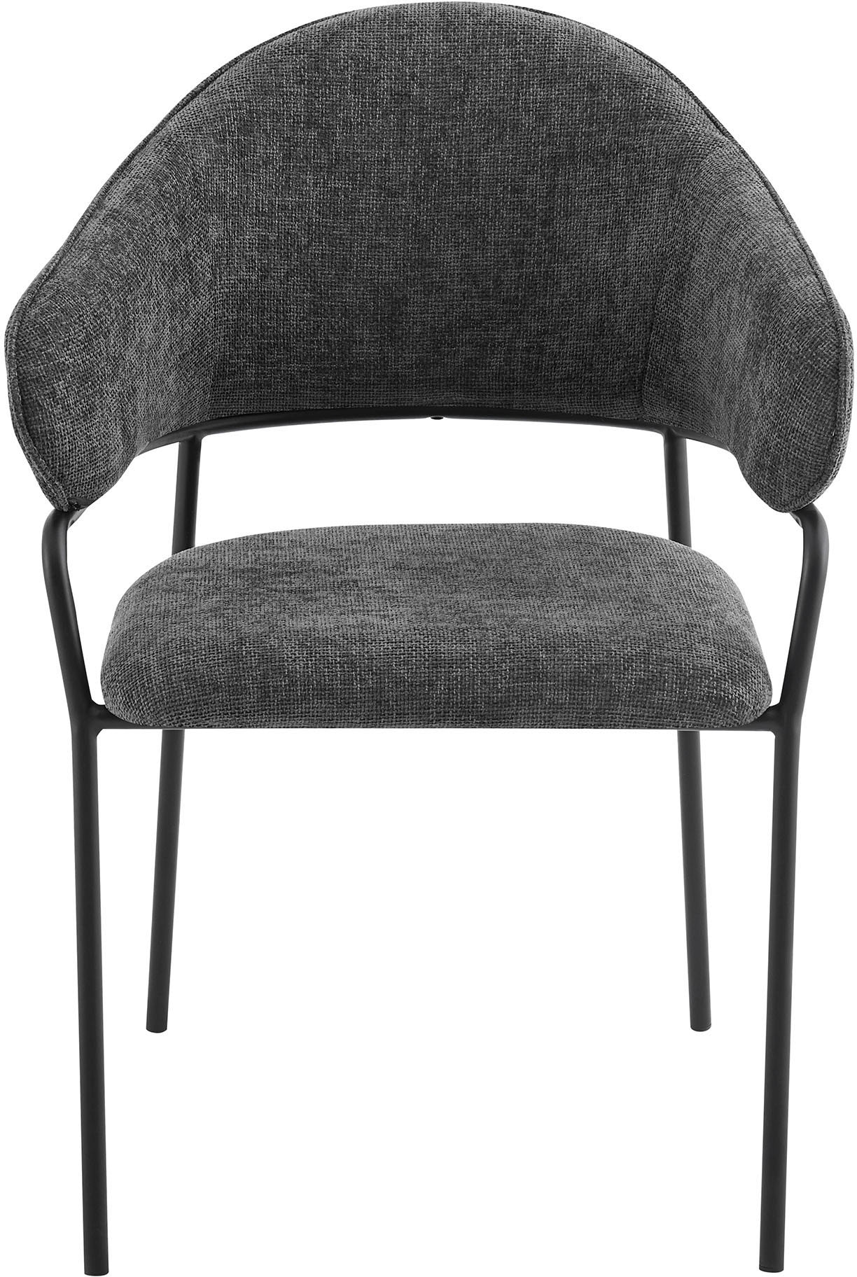 byLIVING Esszimmerstuhl »Curve« (Set) 2 Stk. Webstoff moderner Stoff Stuhl mit gemütlichem Sitzkomfort, verschiedene Farben.