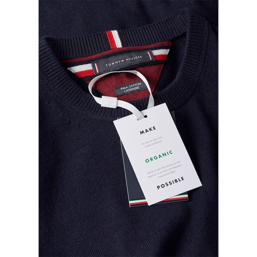 Tommy Hilfiger Big & Tall Rundhalspullover »BT-PIMA ORG CTN CASHMERE CN-B«