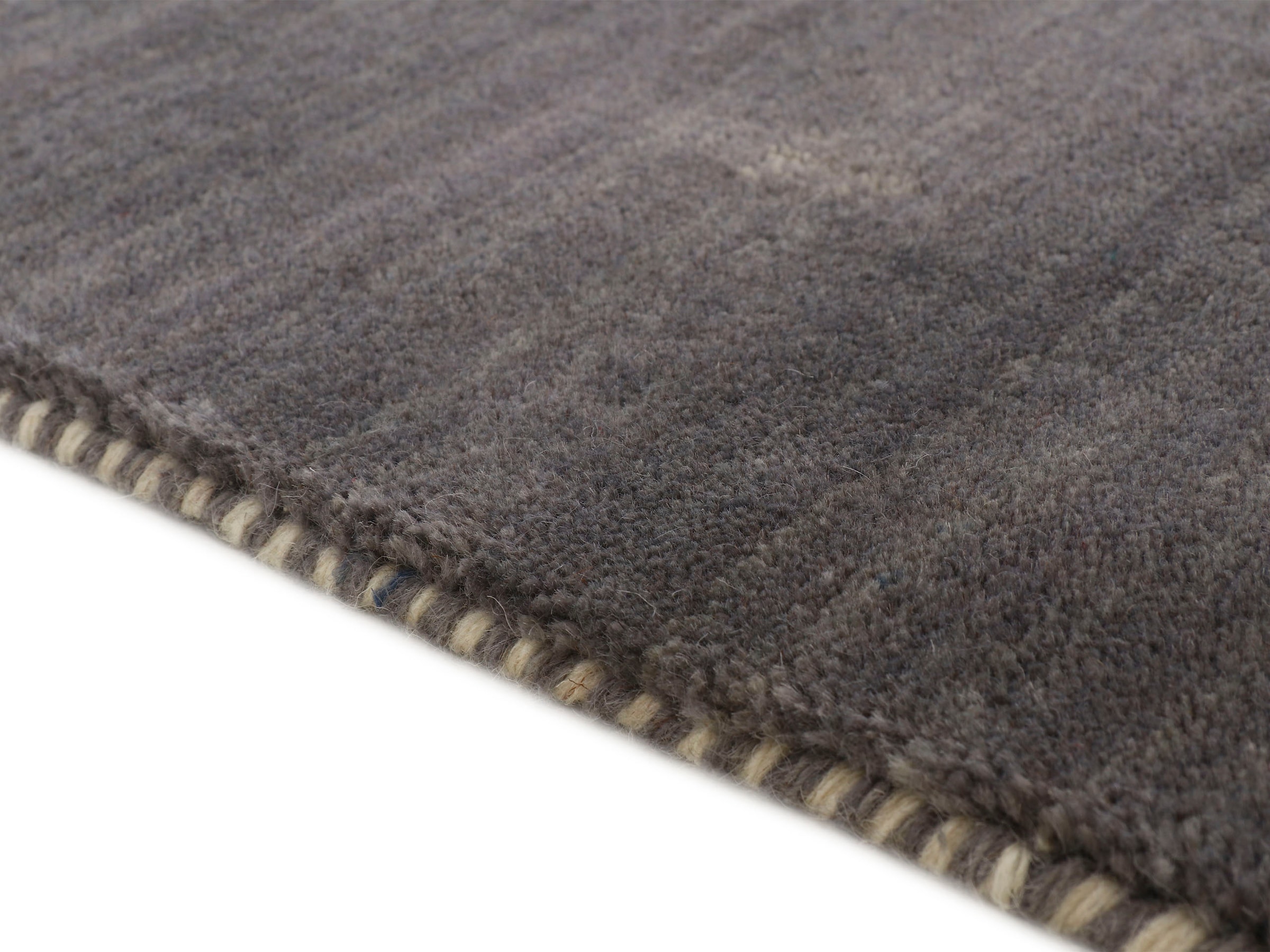 carpetfine Wollteppich »Gabbeh Uni, auch als Läufer erhältlich«, rechteckig, 15 mm Höhe, reine Wolle, handgewebt, Gabbeh Loom Tiermotiv, große Farbauswahl