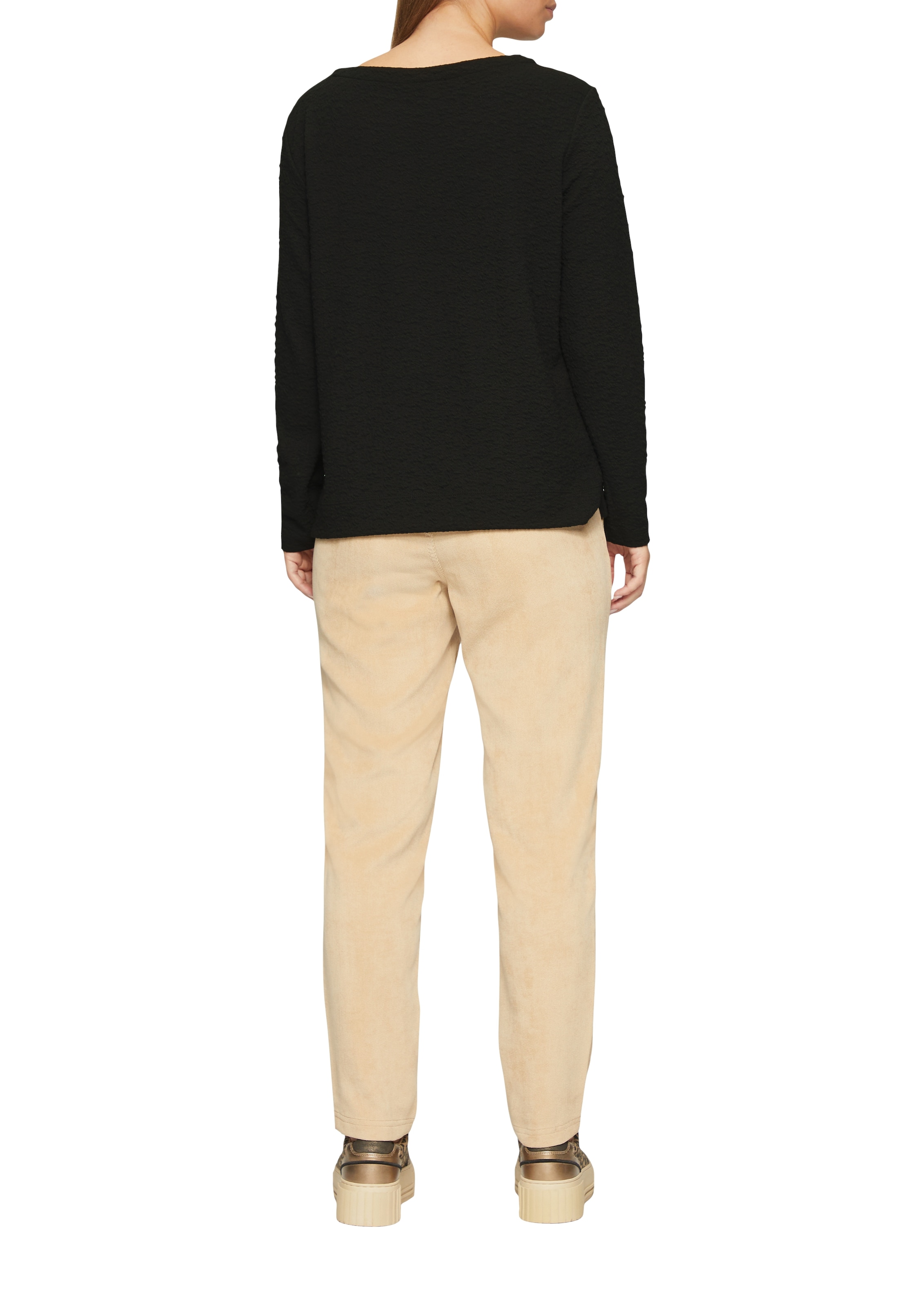 s.Oliver Longsweatshirt , mit Crinkle Optik
