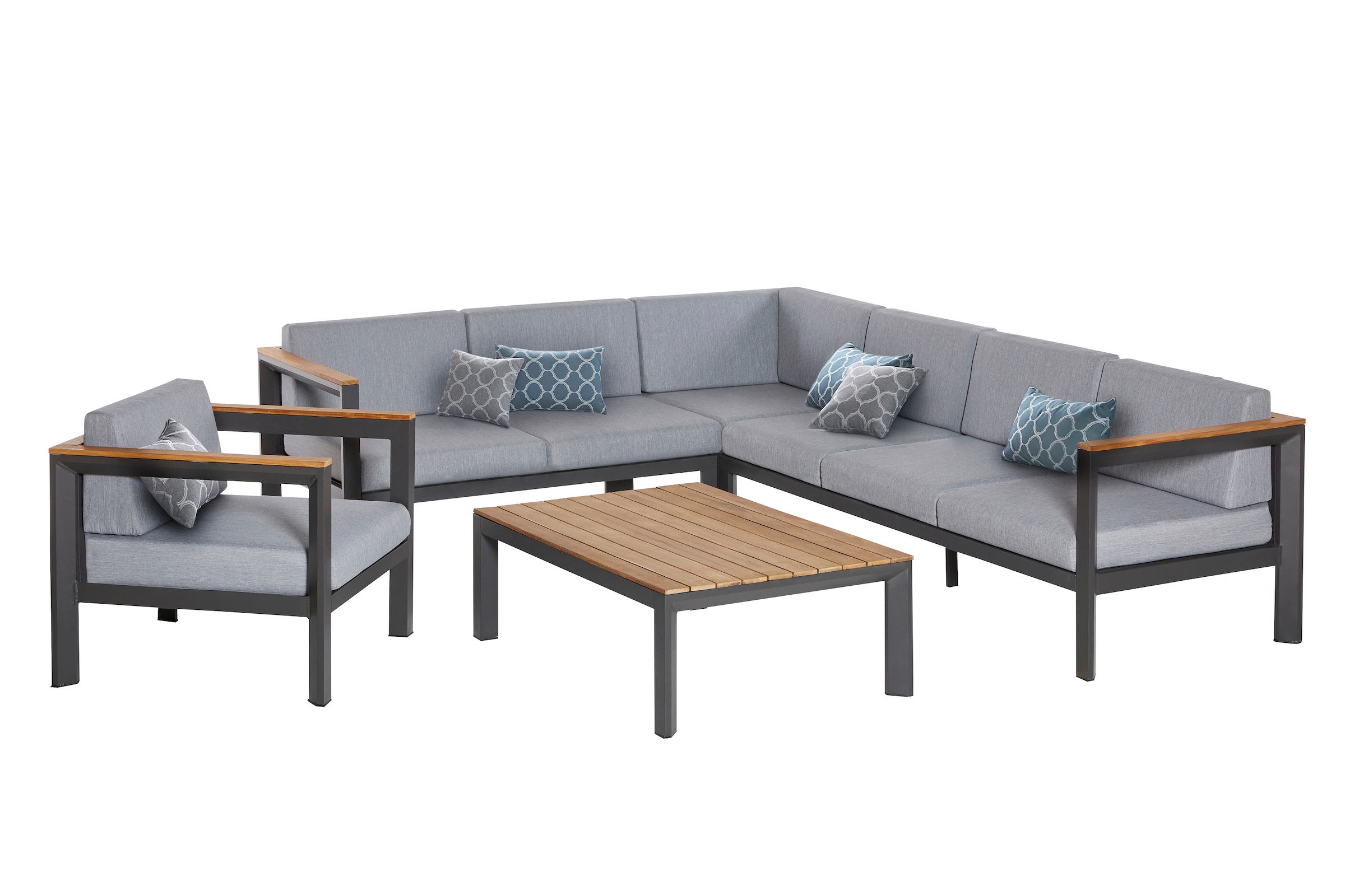 Timbers Gartenlounge-Set »Boston«, (5 tlg.)