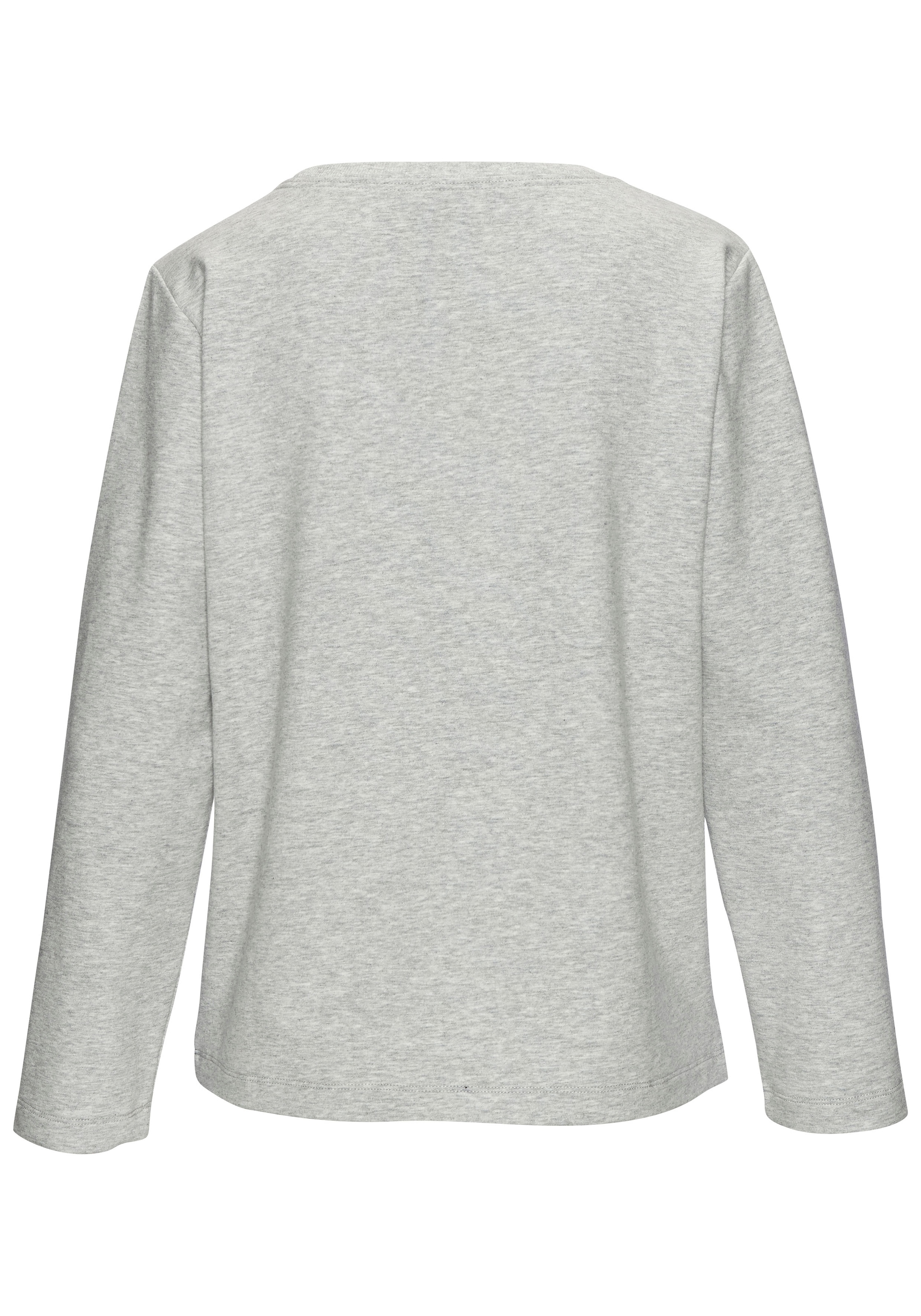 Copenhagen Studios Langarmshirt mit hochwertiger Logostickerei