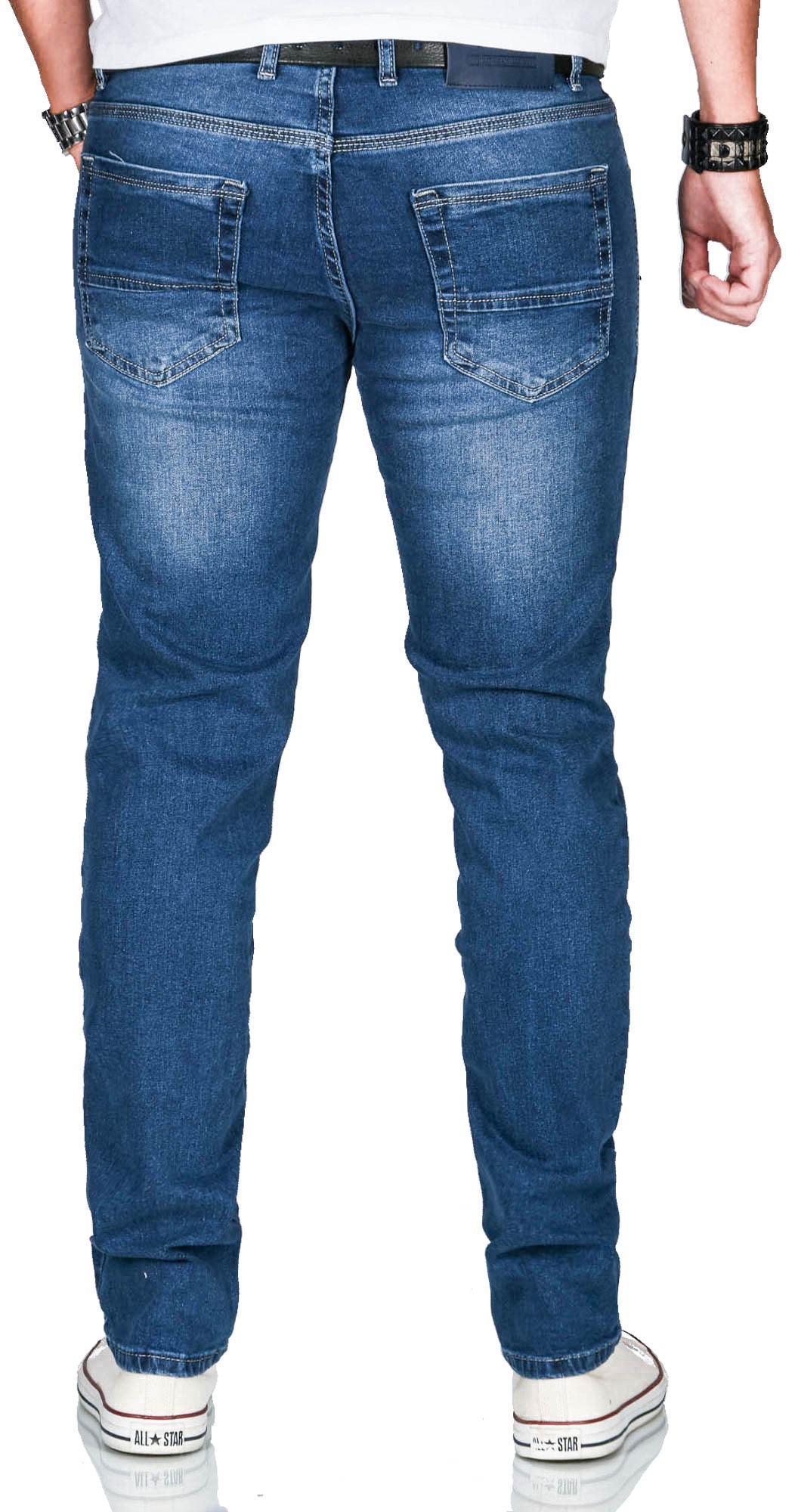 Alessandro Salvarini Slim-fit-Jeans »A. Salvarini Herren Jeans Multi AS160-AS165«