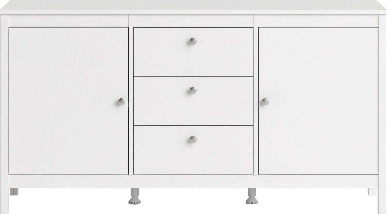 Home affaire Sideboard »Madrid, Aufbewahrung, Schubladenschrank, Sideboard,«, mit 2 Türen und 3 Schubladen, Breite 151 cm, Höhe 80 cm