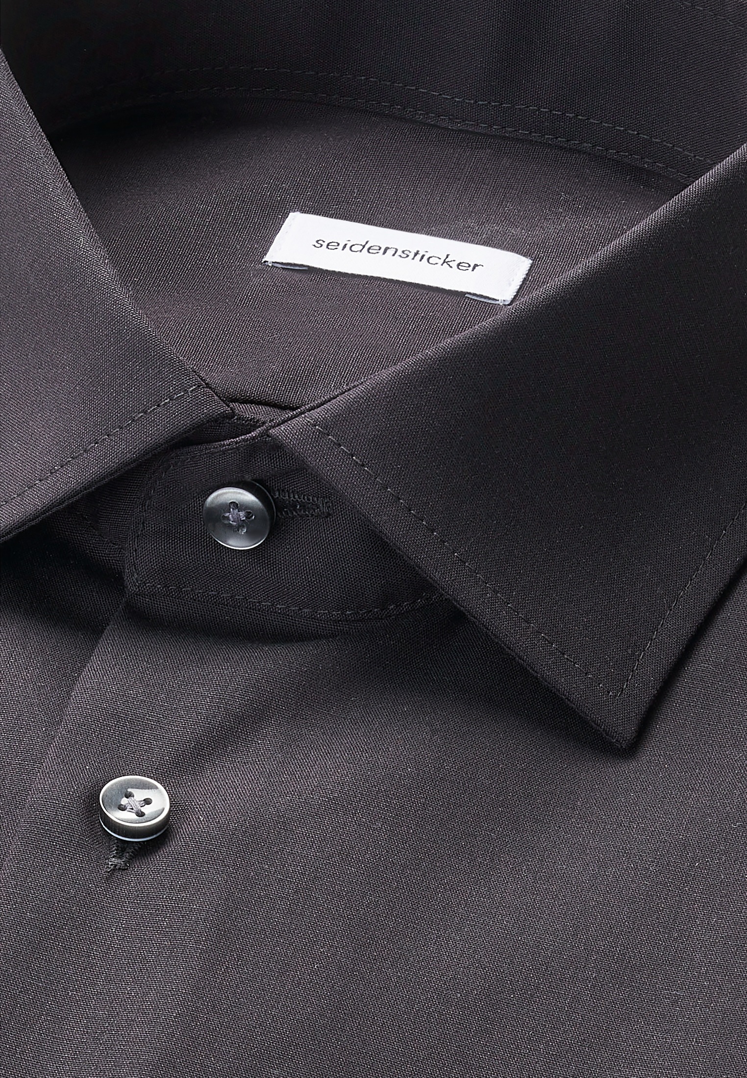 seidensticker Businesshemd »Schwarze Rose« Slim 1/1 Kentkragen Uni
