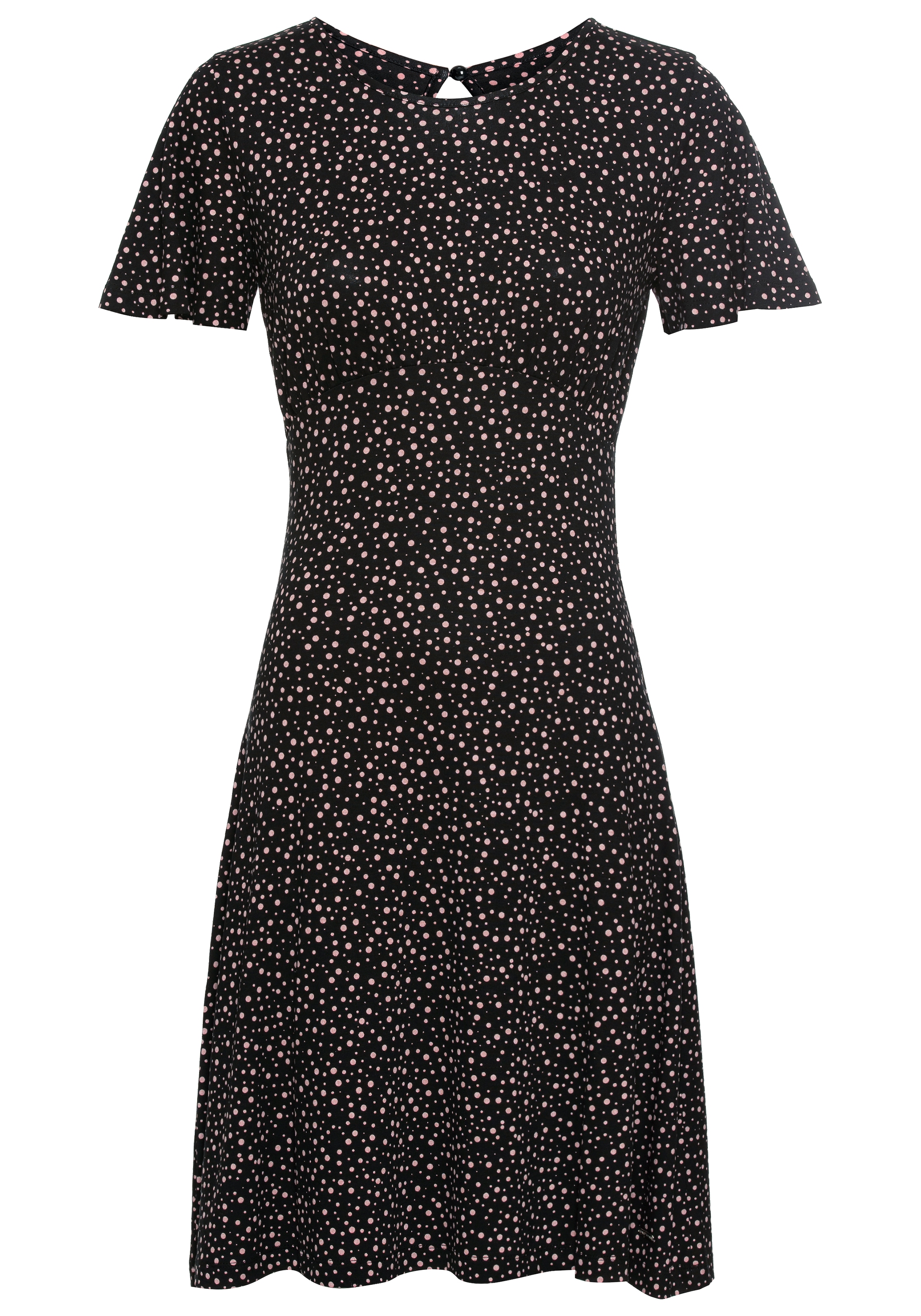 Laura Scott Sommerkleid, kurzes Kleid, femininer Look, aus Single-Jerseystoff, halbarm