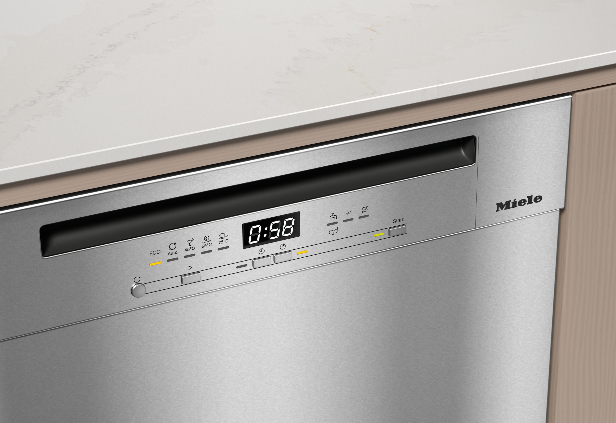 Miele Unterbaugeschirrspüler »G 5811 SCU Active Plus Edelstahl CleanSteel«, 14 Maßgedecke