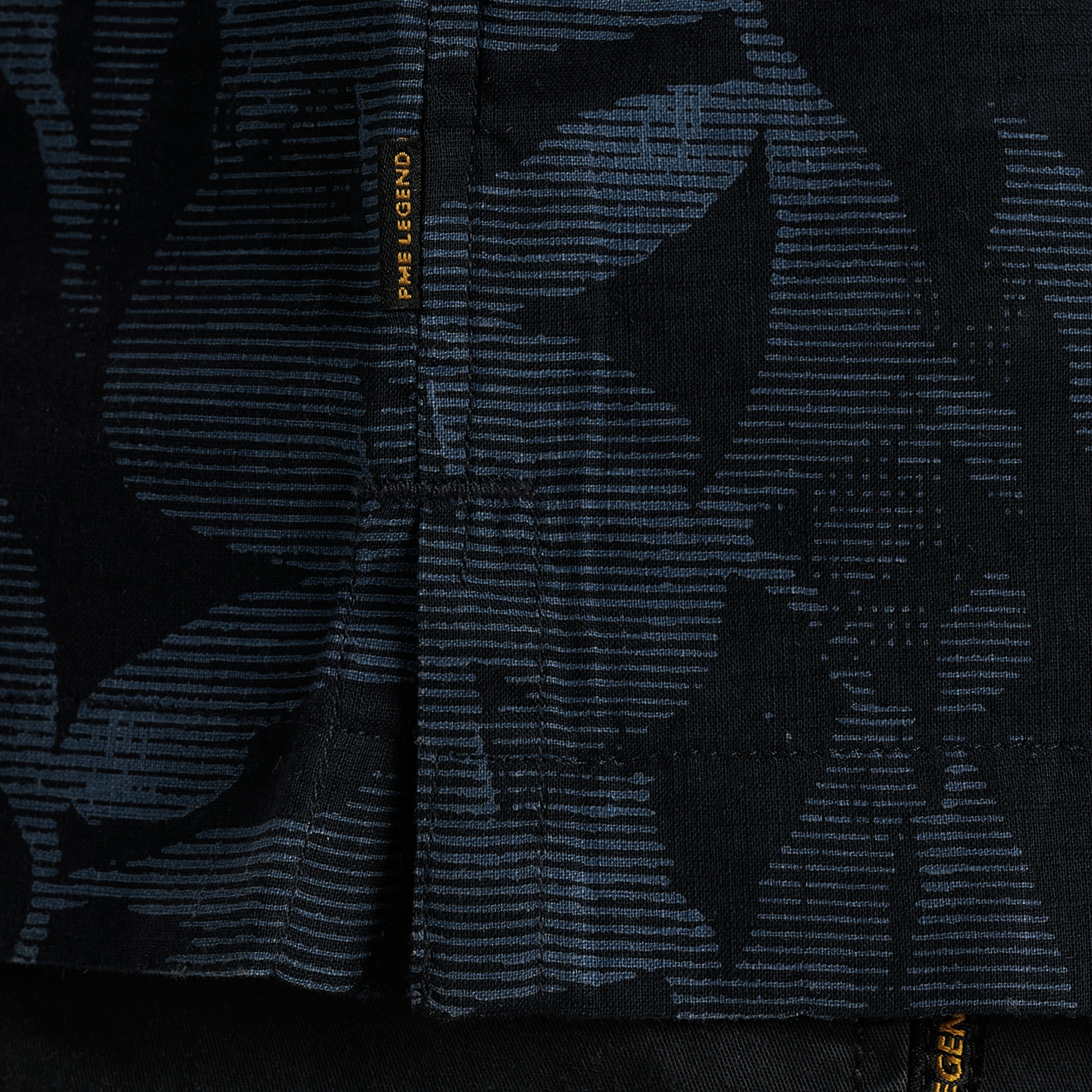 PME LEGEND Kurzarmhemd »Short Sleeve Shirt Print On Ctn Slub«, mit floralem Muster