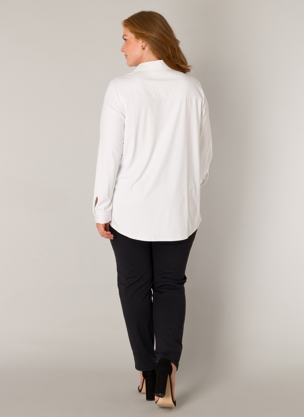 Base Level Curvy Langarmbluse »Lara«, mit Stretch