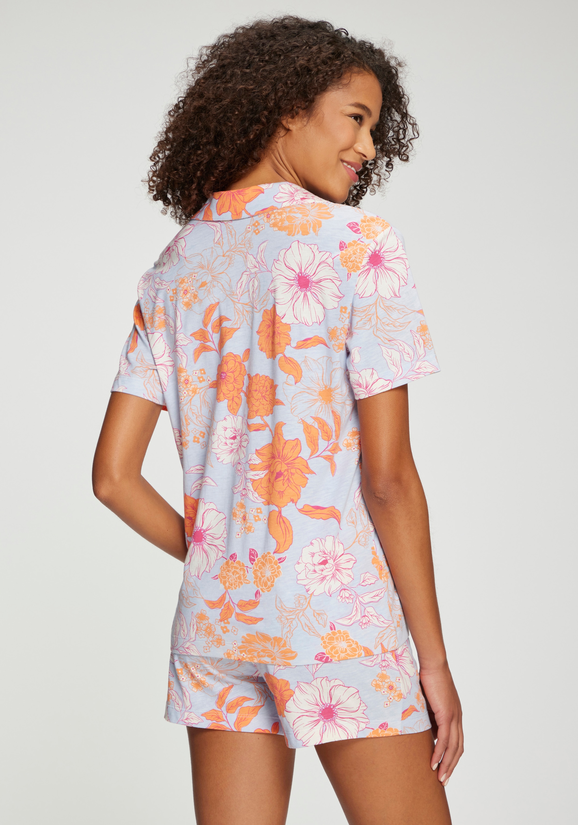 s.Oliver Shorty Set, 2 mit Blumen-Muster