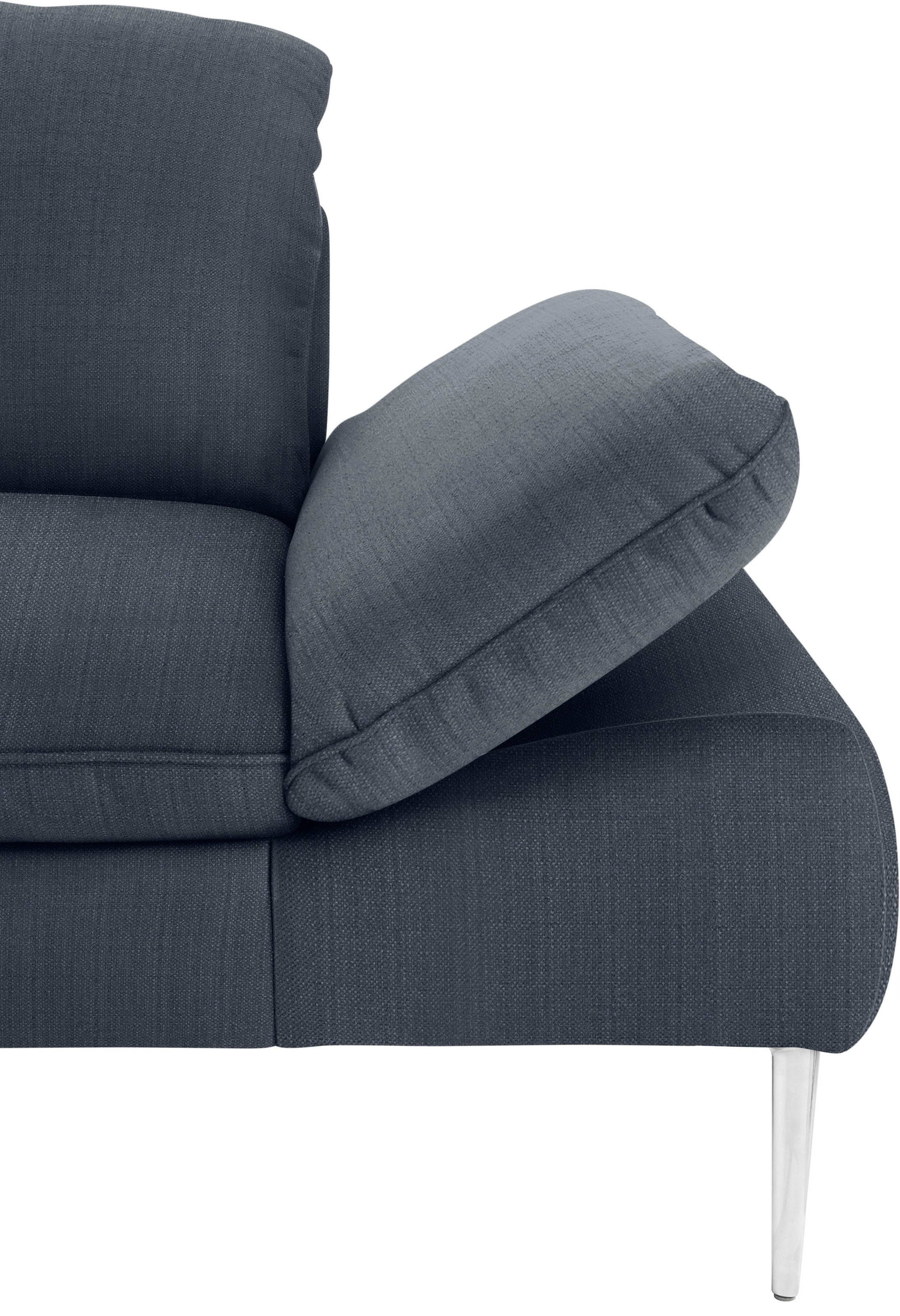 W.SCHILLIG 2,5-Sitzer »enjoy&MORE«, mit Sitztiefenverstellung, Füße Chrom glänzend, Breite 232 cm