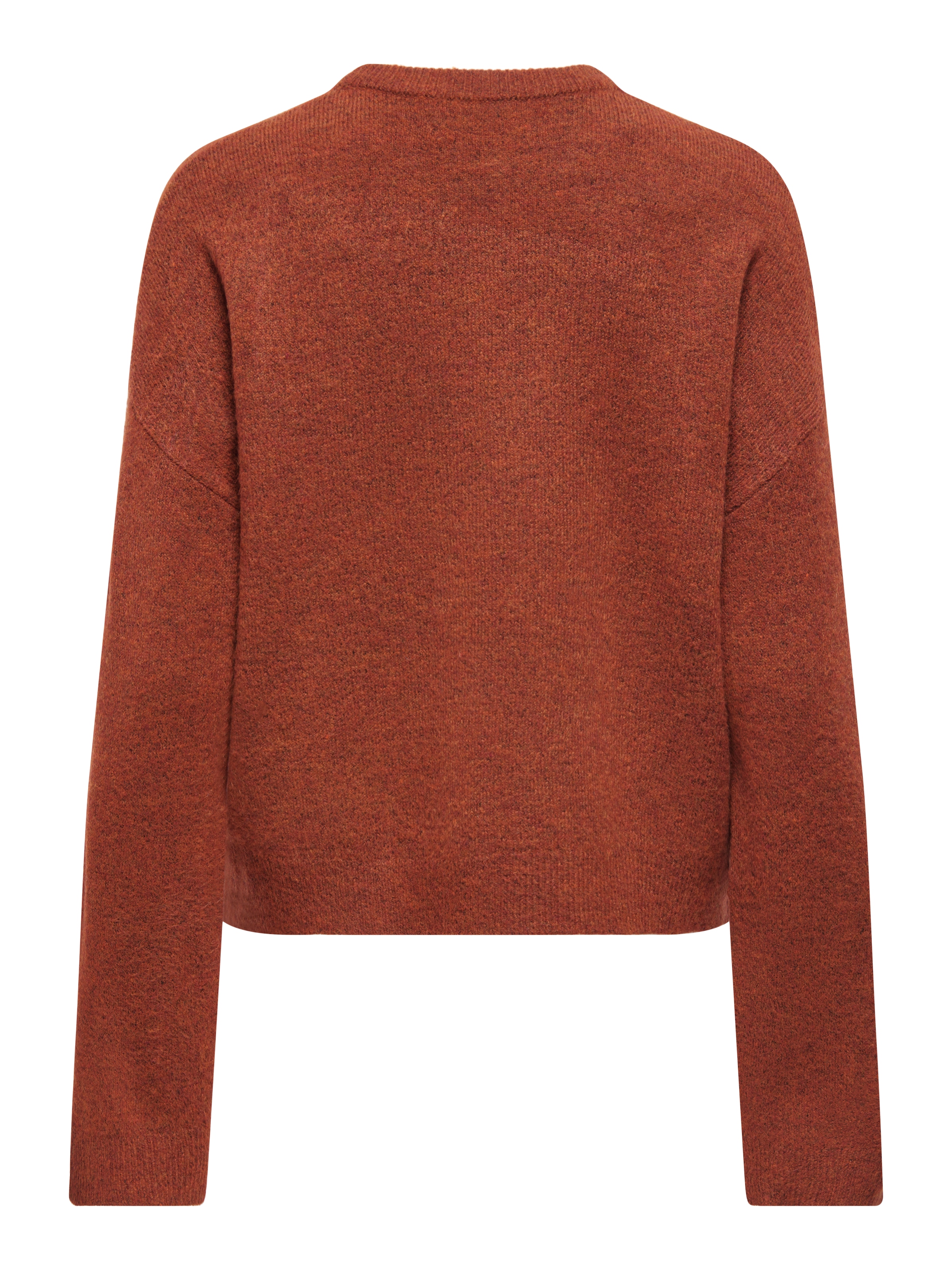 ONLY Rundhalspullover »ONLSIMONI L/S O-NECK PULLOVER KNT NOOS« Materialmix, regular fit