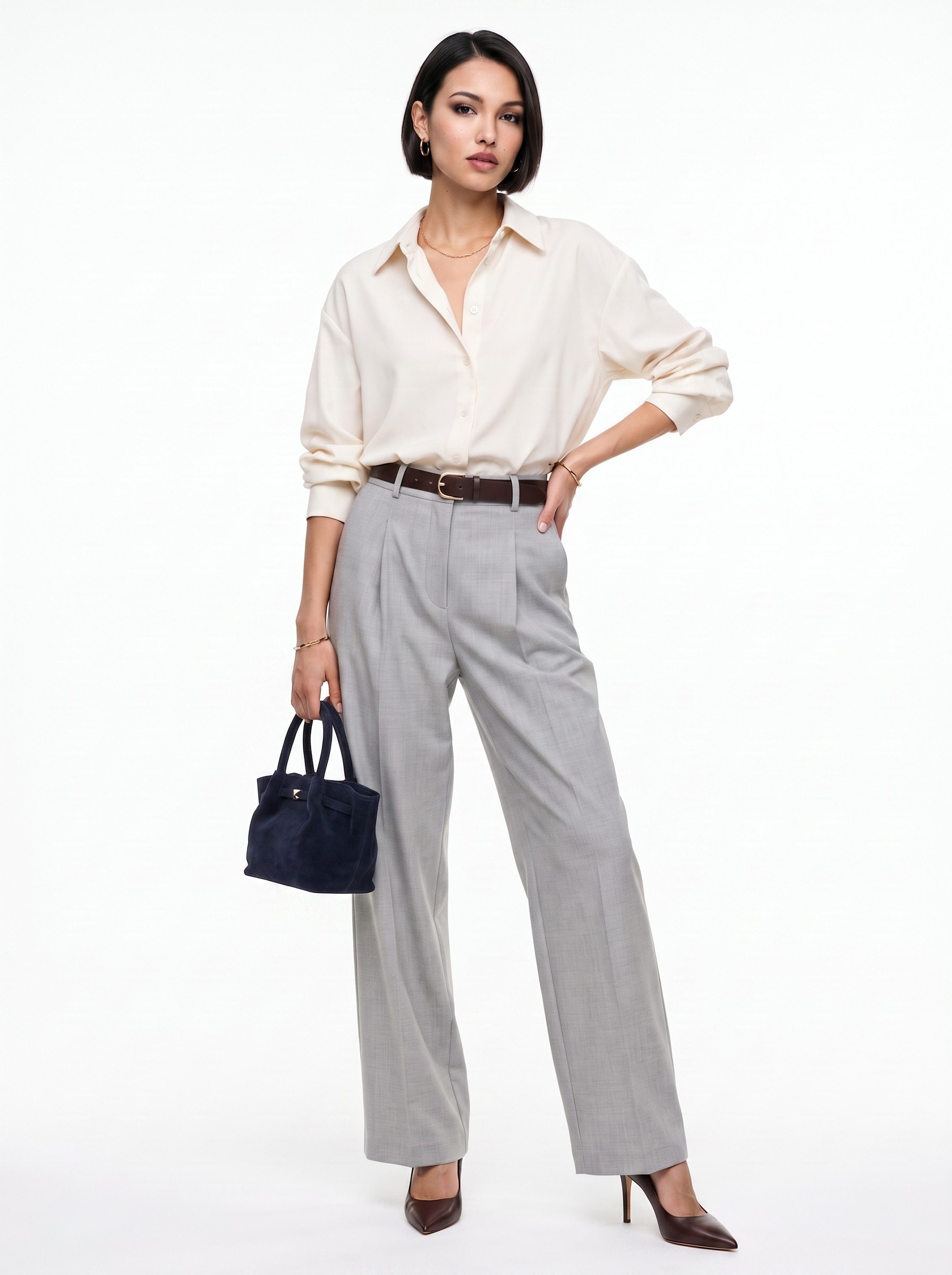 forty° Henkeltasche »Marvezza - S« echt Leder, Made in Italy