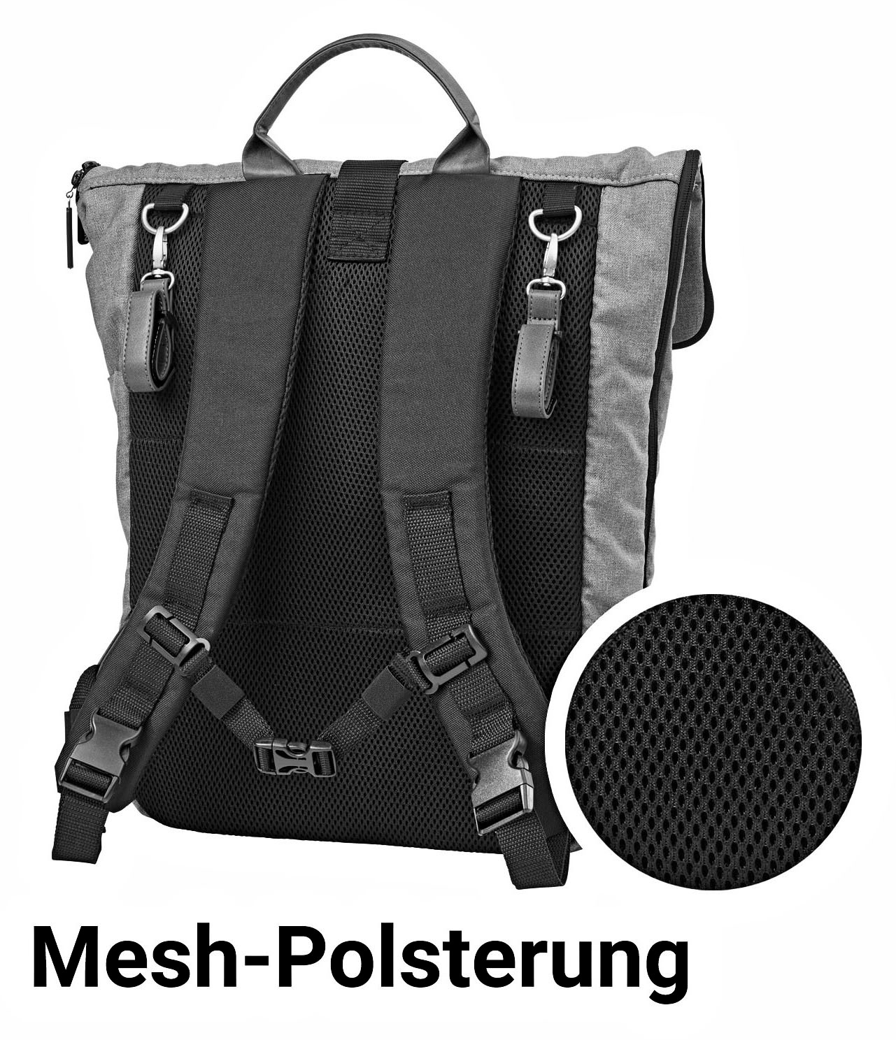 Gesslein Wickelrucksack »N°6, farn«, Made in Germany