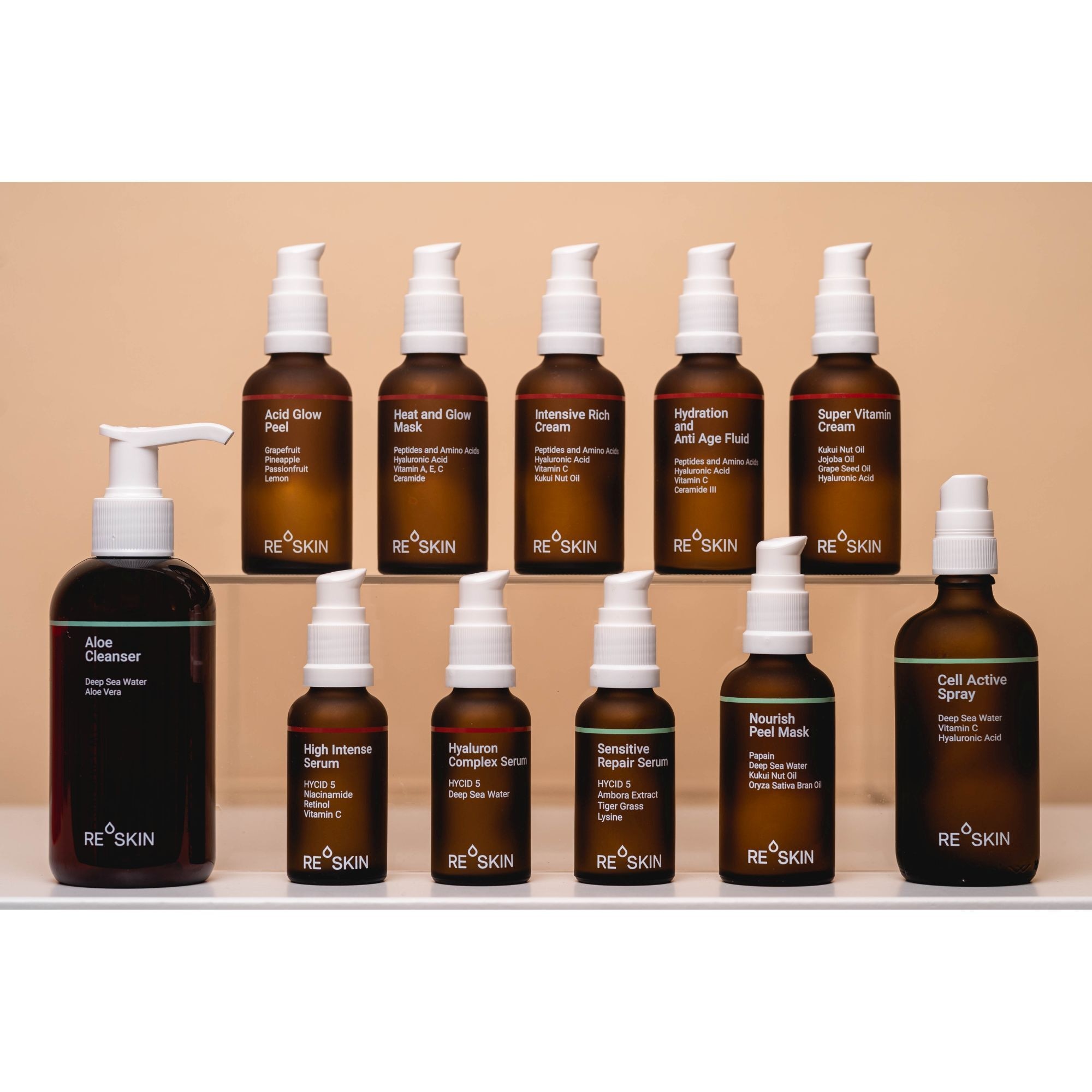 Re-Skin Gesichtslotion »Acid Glow Peel«, (1 tlg.)