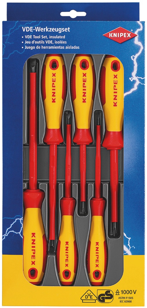 Knipex Schraubendreher, (Set, 6 St.)