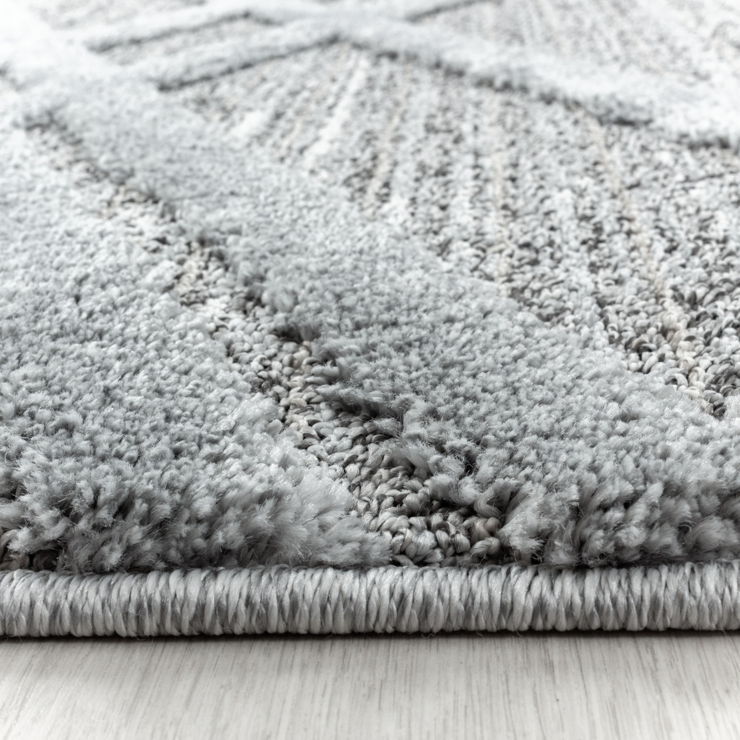 Ayyildiz Teppiche Teppich »PISA 4706«, rechteckig, 20 mm Höhe, Läufer, rund, Hoch Tief Struktur, Wohnzimmer,Schlafzimmer