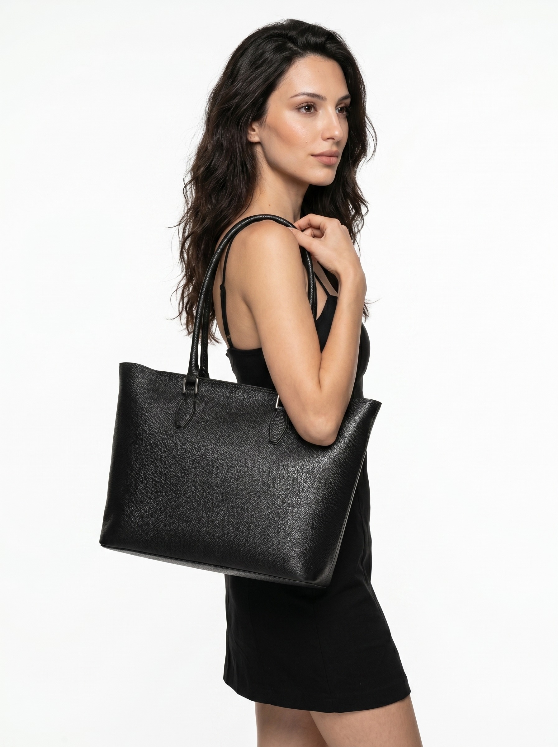 Cluty Shopper »CLUTY Damen echt Leder, Made in Italy« echt Leder, Made in Italy