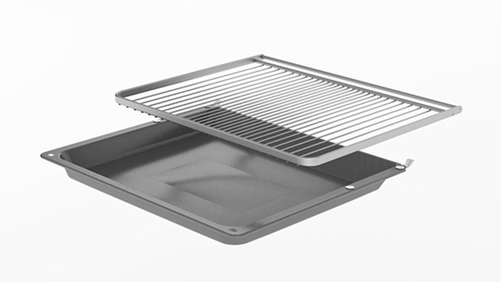 SIEMENS Induktions Herd-Set »HE578BBS4«, mit Backwagen, Backwagen mit ausziehbarer Tür für bequemes Kochen & Backen
