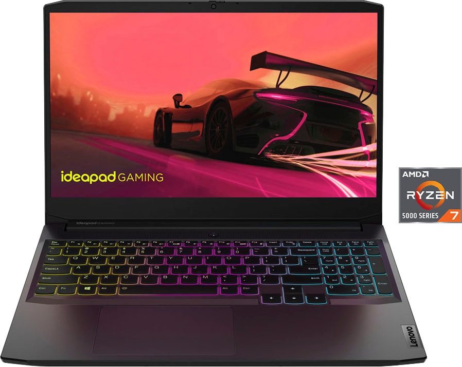 Lenovo Notebook »Gaming 3 15ACH6«, (39,62 cm/15,6 Zoll), AMD, Ryzen 7, GeForce RTX 3060, 512 GB SSD, Kostenloses Upgrade auf Windows 11, sobald verfügbar
