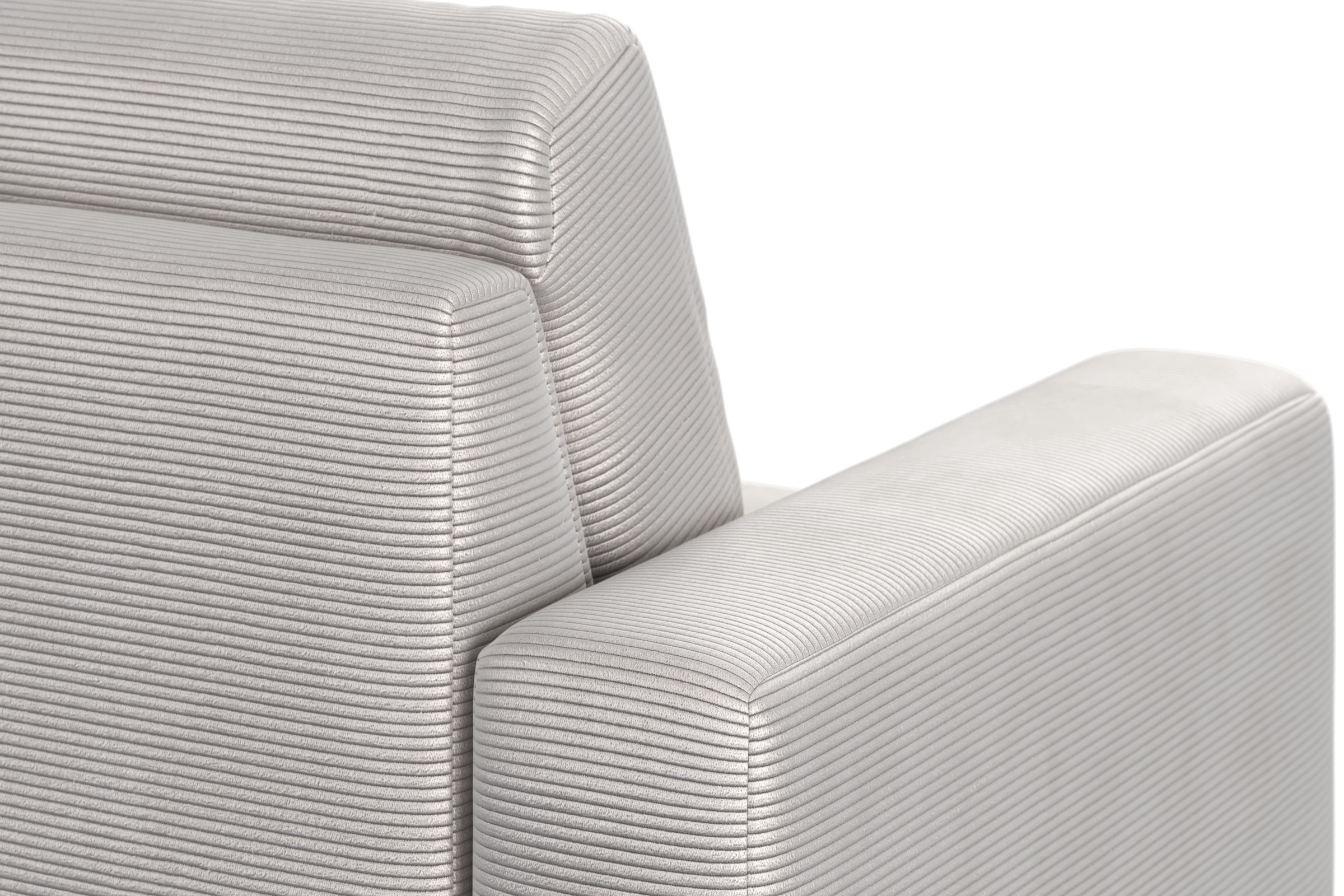 Home affaire Ecksofa »Summer L-Form« mit Ottomane, wahlweise mit Bettfunktion und Bettkasten, Cord-Bezug