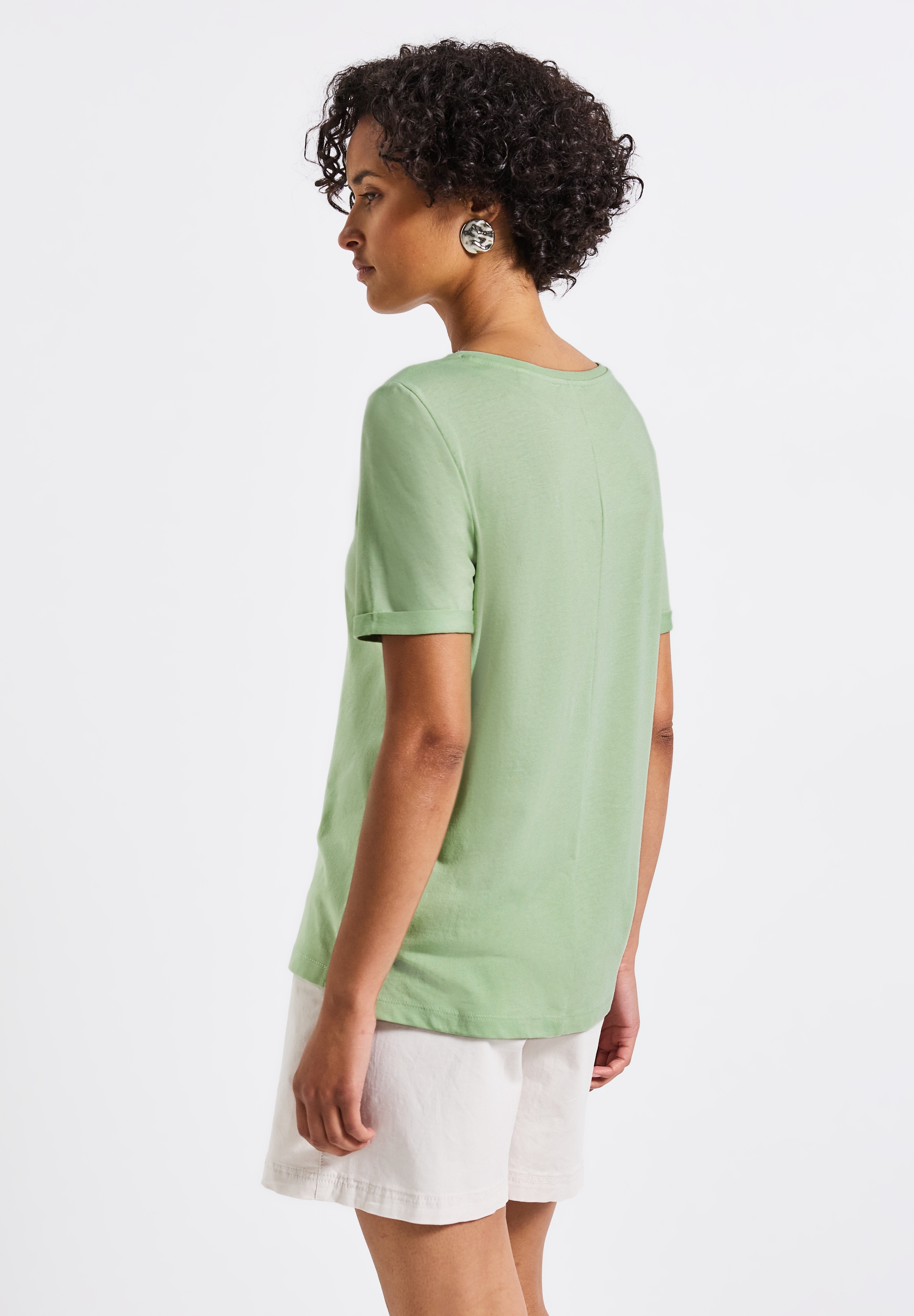 STREET ONE T-Shirt, mit Schimmer-Print