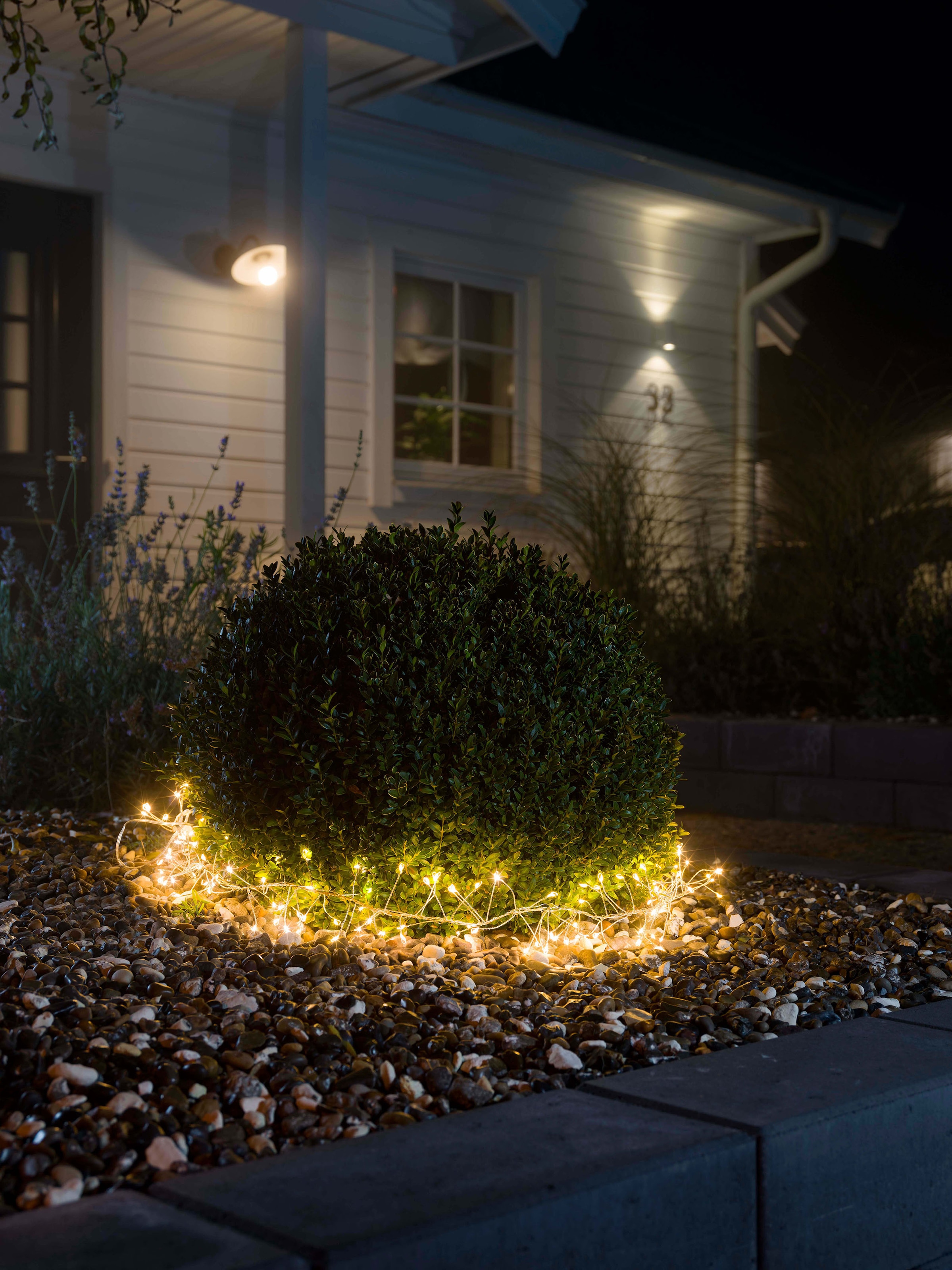 KONSTSMIDE LED-Lichterkette »Weihnachtsdeko aussen«, 200 St.-flammig, Micro  LED Büschellichterkette Cluster, mit Aufroller, 200 Dioden online bei OTTO