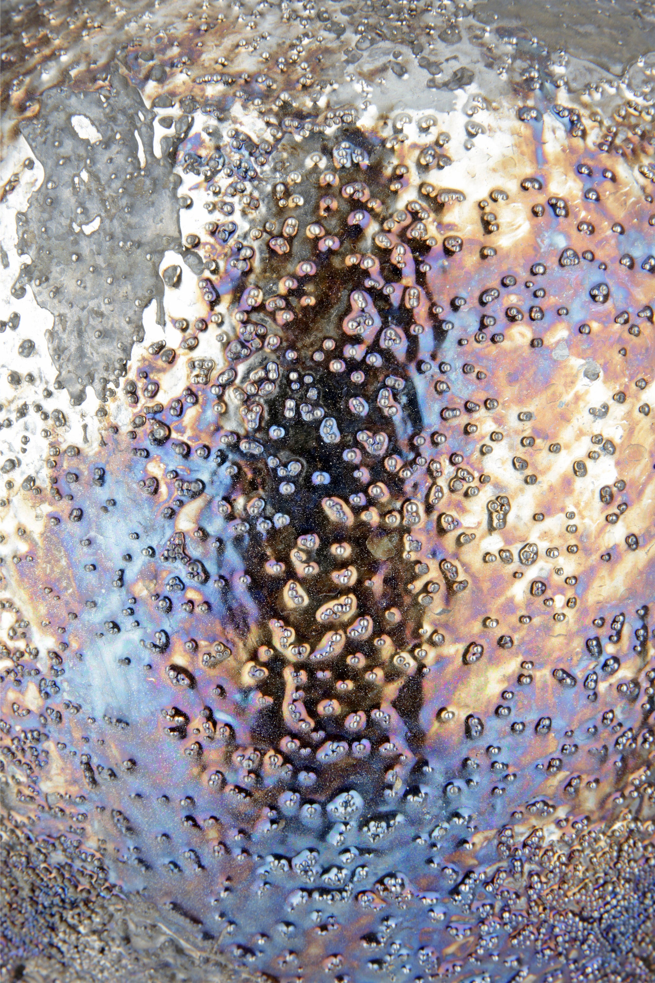 GILDE Tischvase »Pavone«, (1 St.), Vase aus Metall, Höhe ca. 27 cm