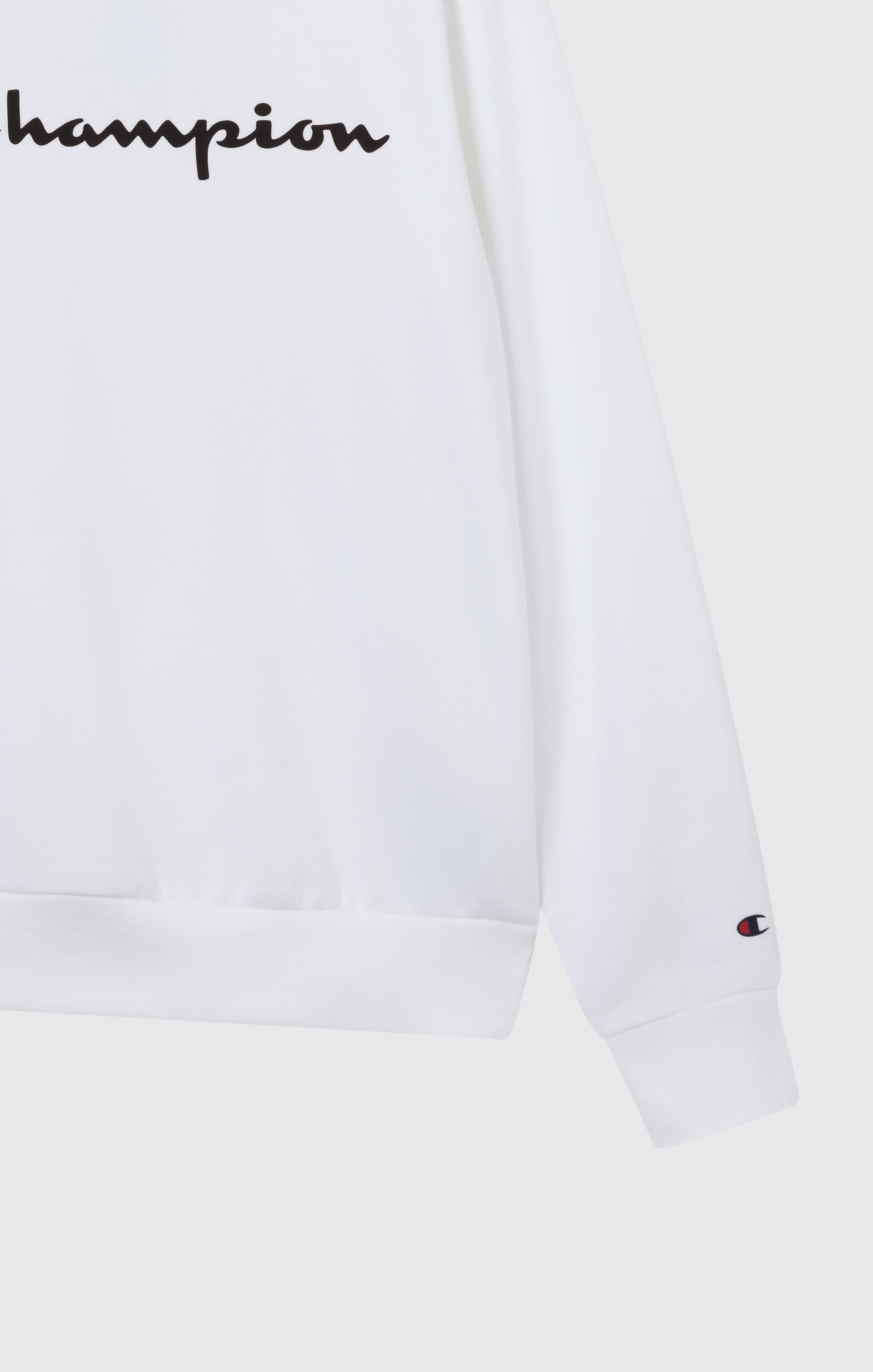 Champion Kapuzensweatshirt »BASICS Fleece Crewneck Sweatshirt Large Logo«
