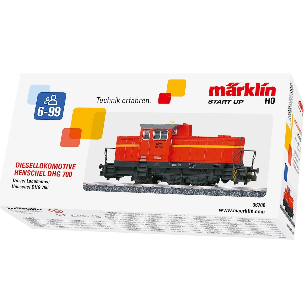 Märklin Diesellokomotive »Märklin Start up - Rangierlokomotive Henschel DHG 700 - 36700«