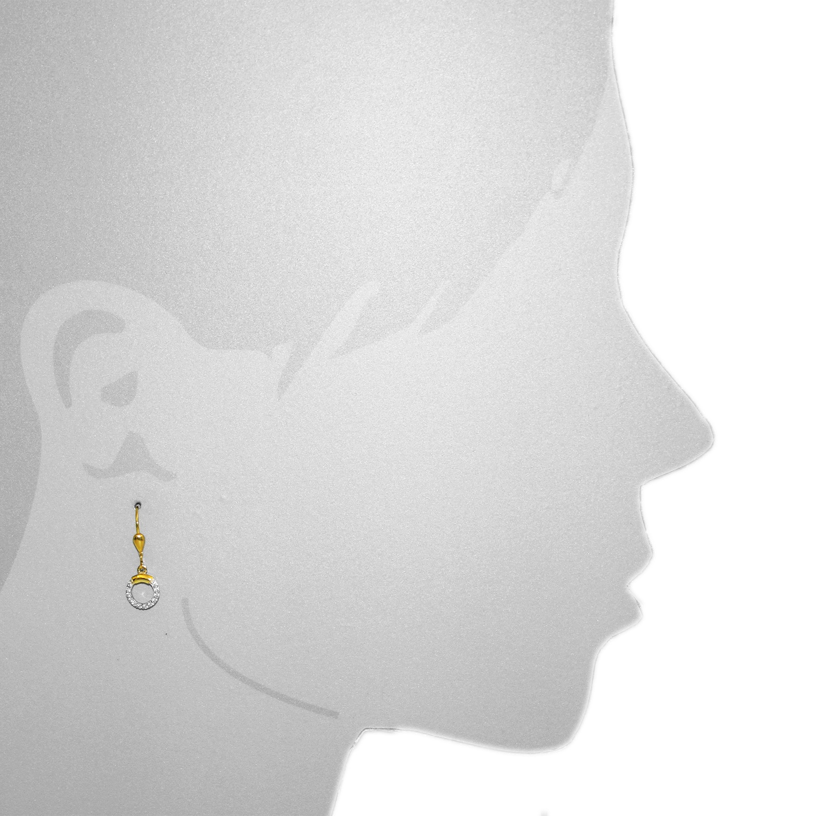 OSTSEE-SCHMUCK Paar Ohrhänger »- Meva - Gold 333/000 - Zirkonia«