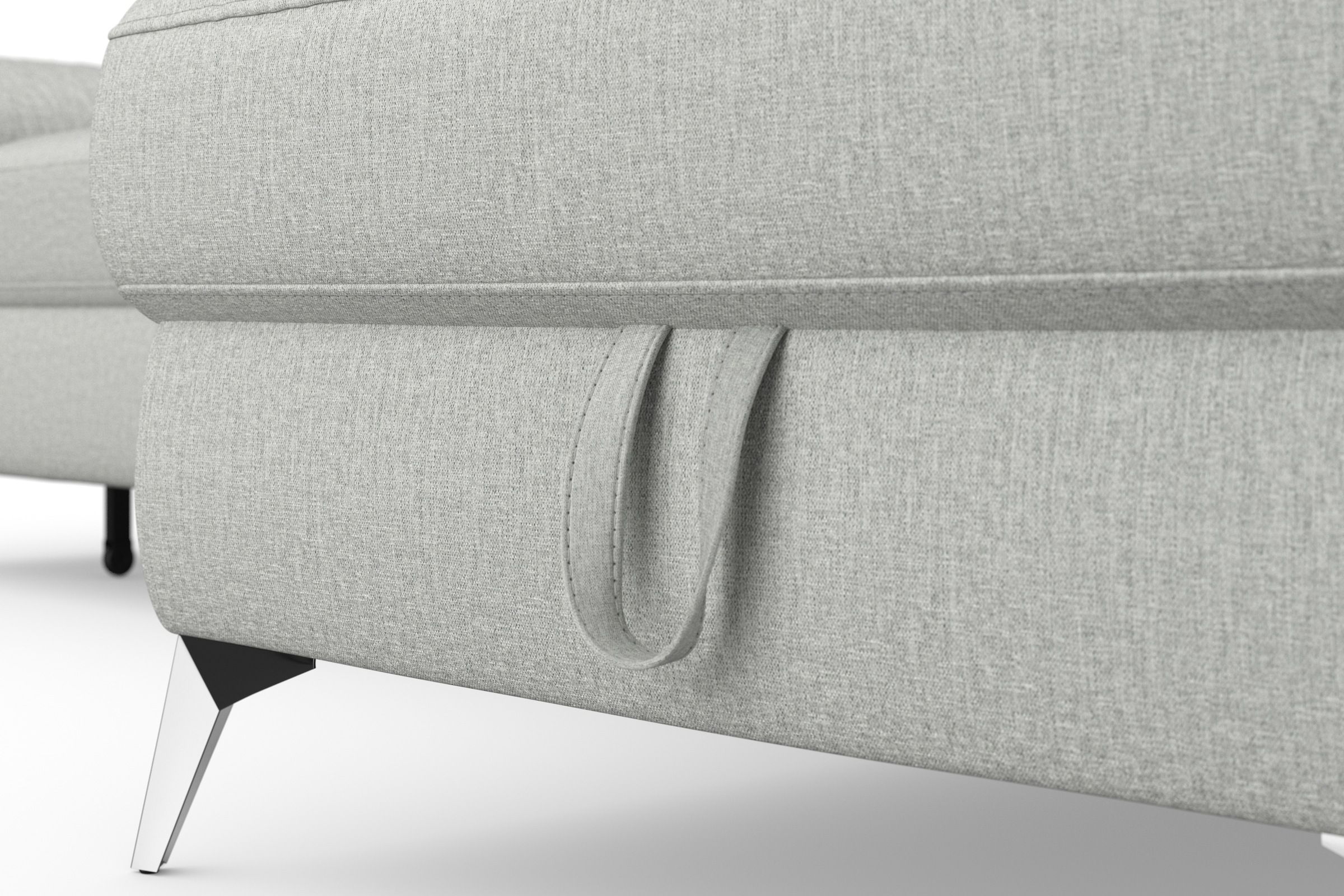 sit&more Ecksofa »Padua L-Form«, inklusive Sitztiefenverstellung, Armteilfunktion und Federkern