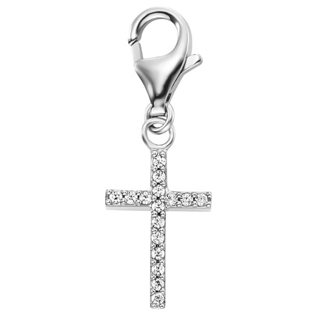 Engelsrufer Charm Kreuz »Einhänger, Anhänger, Kreuz für Halskette, Armband ERC-LILCROSS-ZI«