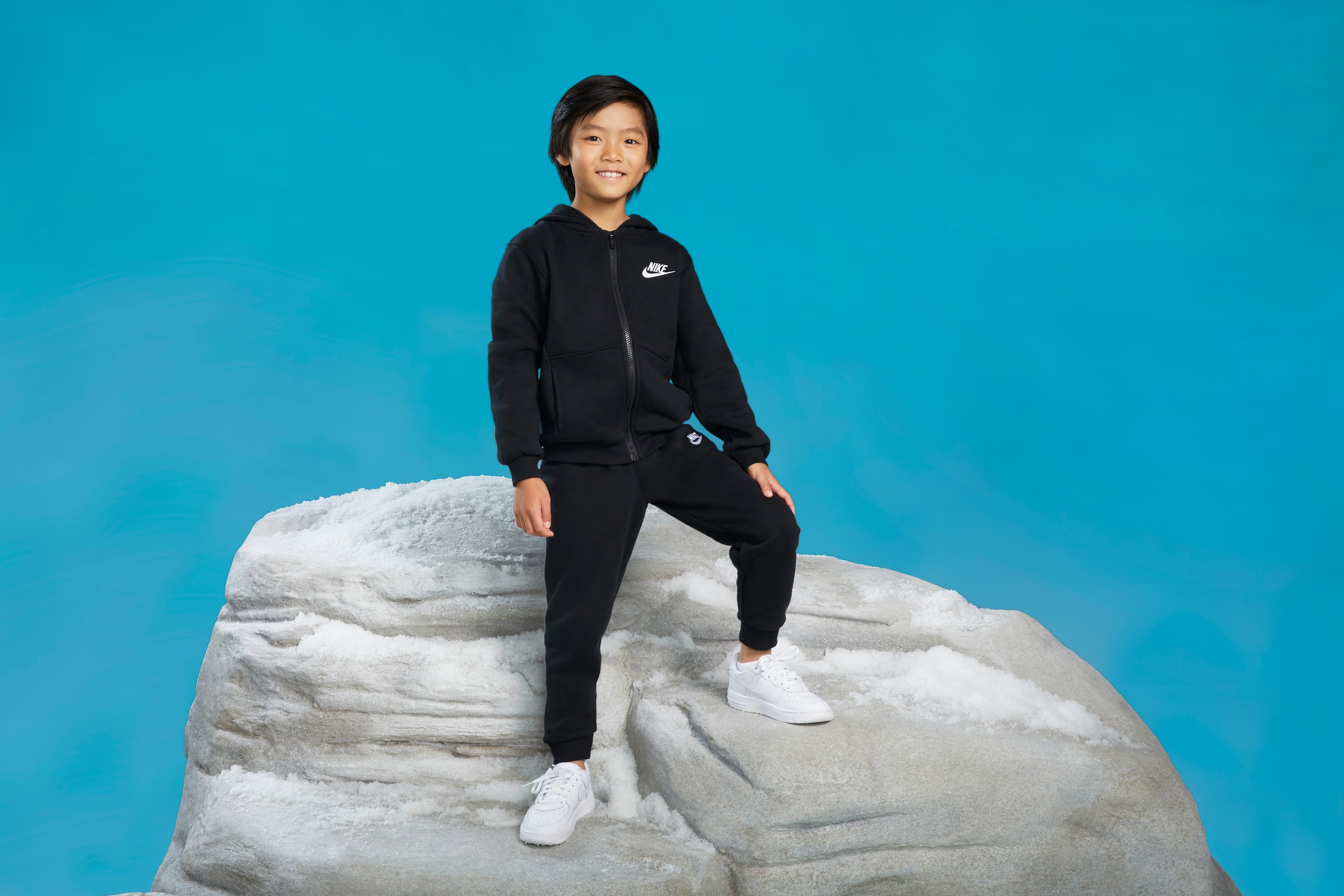 Nike Sportswear Jogginganzug »LBR FZ CLUB SET« Set, 2 tlg. zweiteiliges Set, für Kinder, aus Baumwolle und Polyester