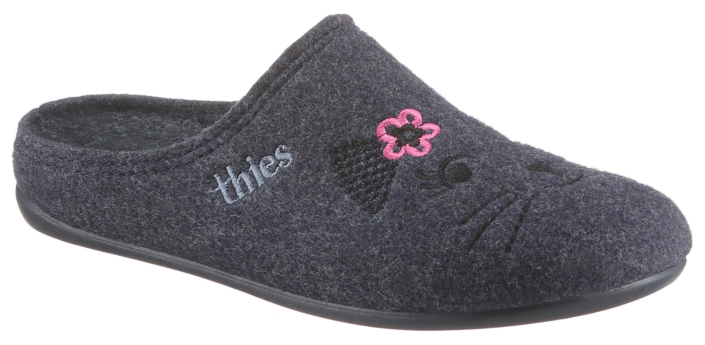 thies Pantoffel, mit Kätzchen-Motiv
