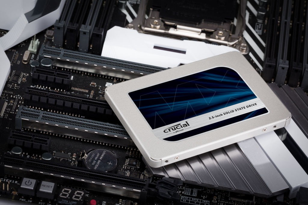 Crucial interne SSD »MX500 500 GB«, 2.5 Zoll, Anschluss SATA III