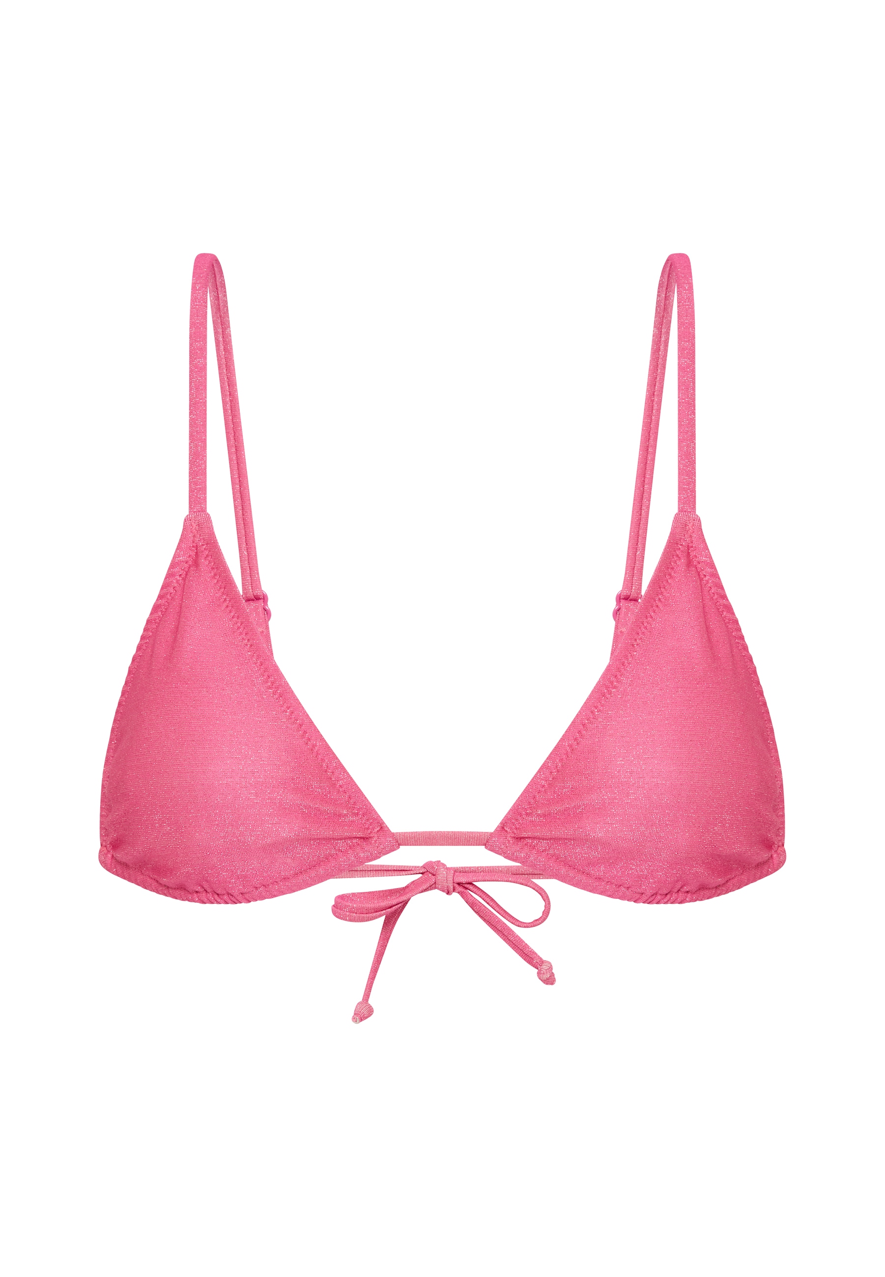 LSCN by LASCANA Triangel-Bikini-Top »Gladys« in trendiger Glitzeroptik